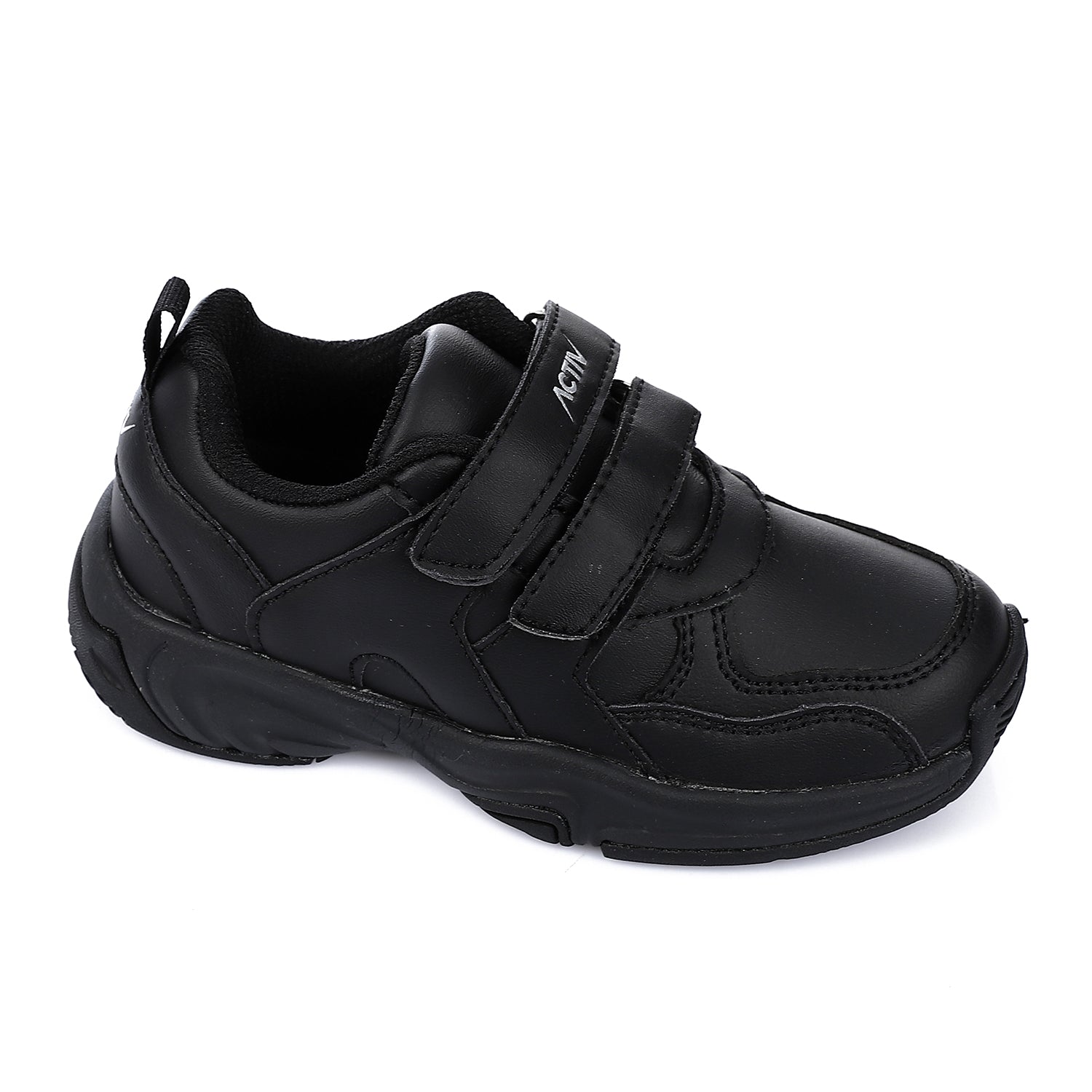 ACTIVNEW FASHION VELCRO SHOES - BLACK