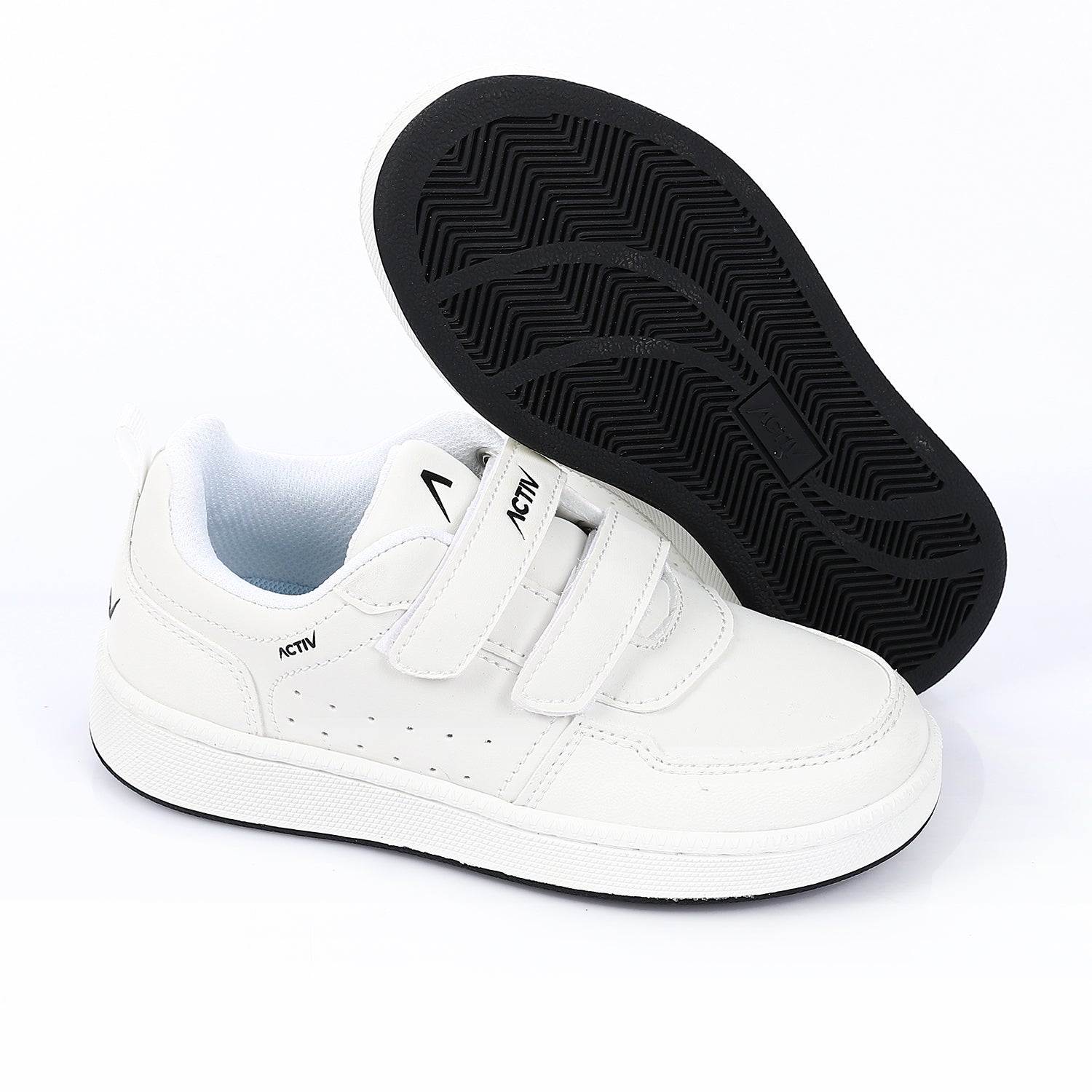 ACTIVNEW FASHION VELCRO SHOES - WHITE 