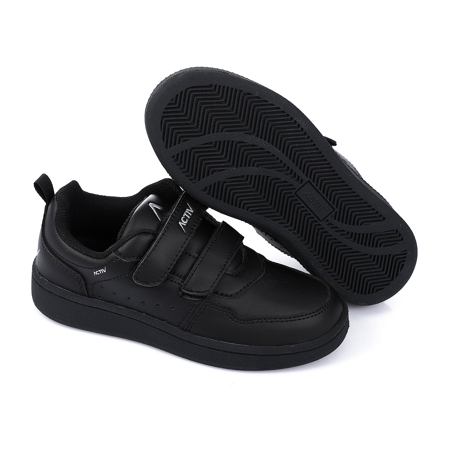 ACTIVNEW FASHION VELCRO SHOES - BLACK 