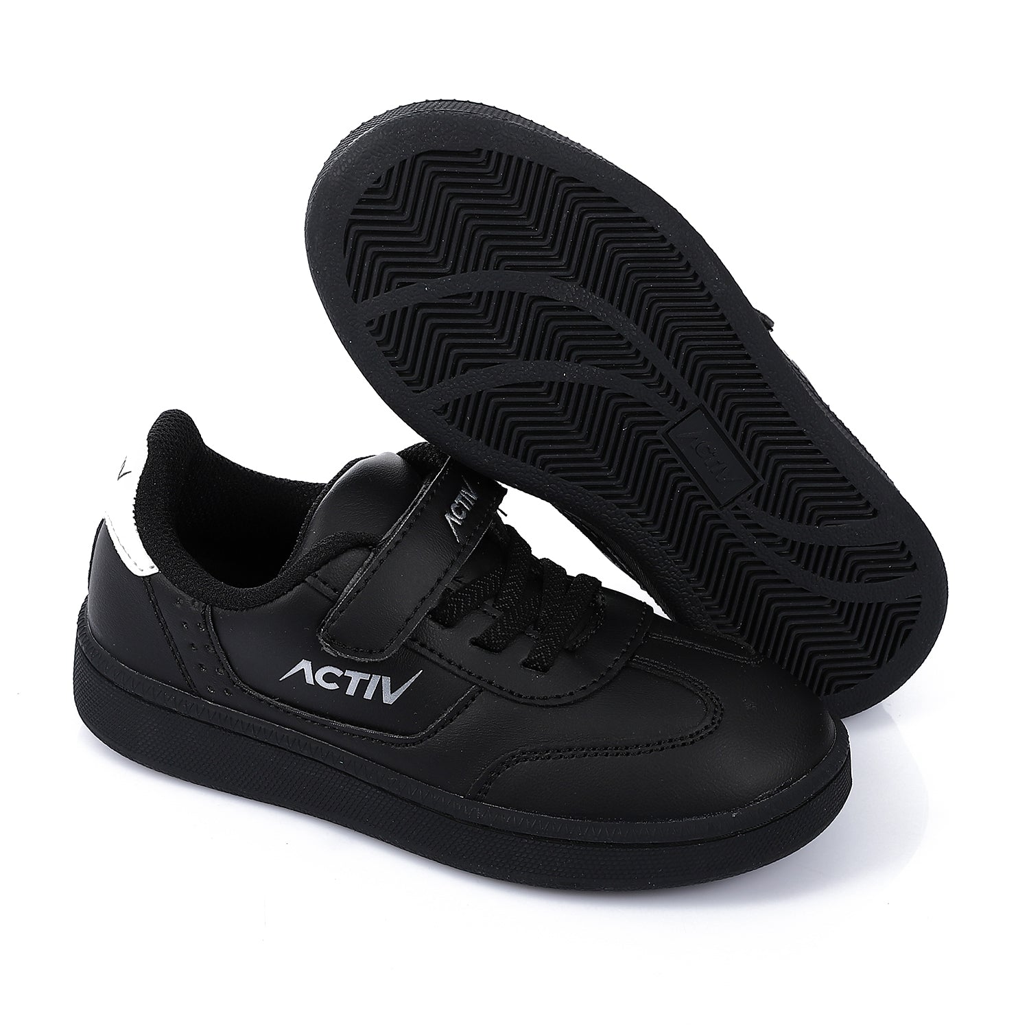 ACTIVNEW FASHION VELCRO SHOES - BLACK 