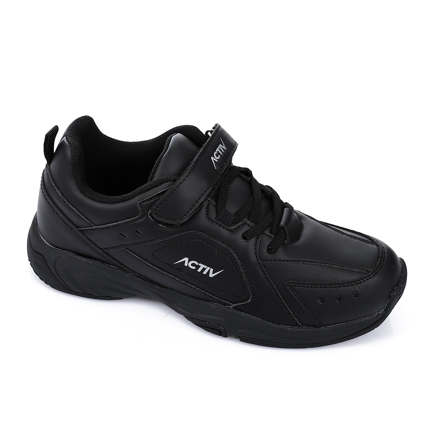 ACTIVNEW FASHION VELCRO SHOES - BLACK