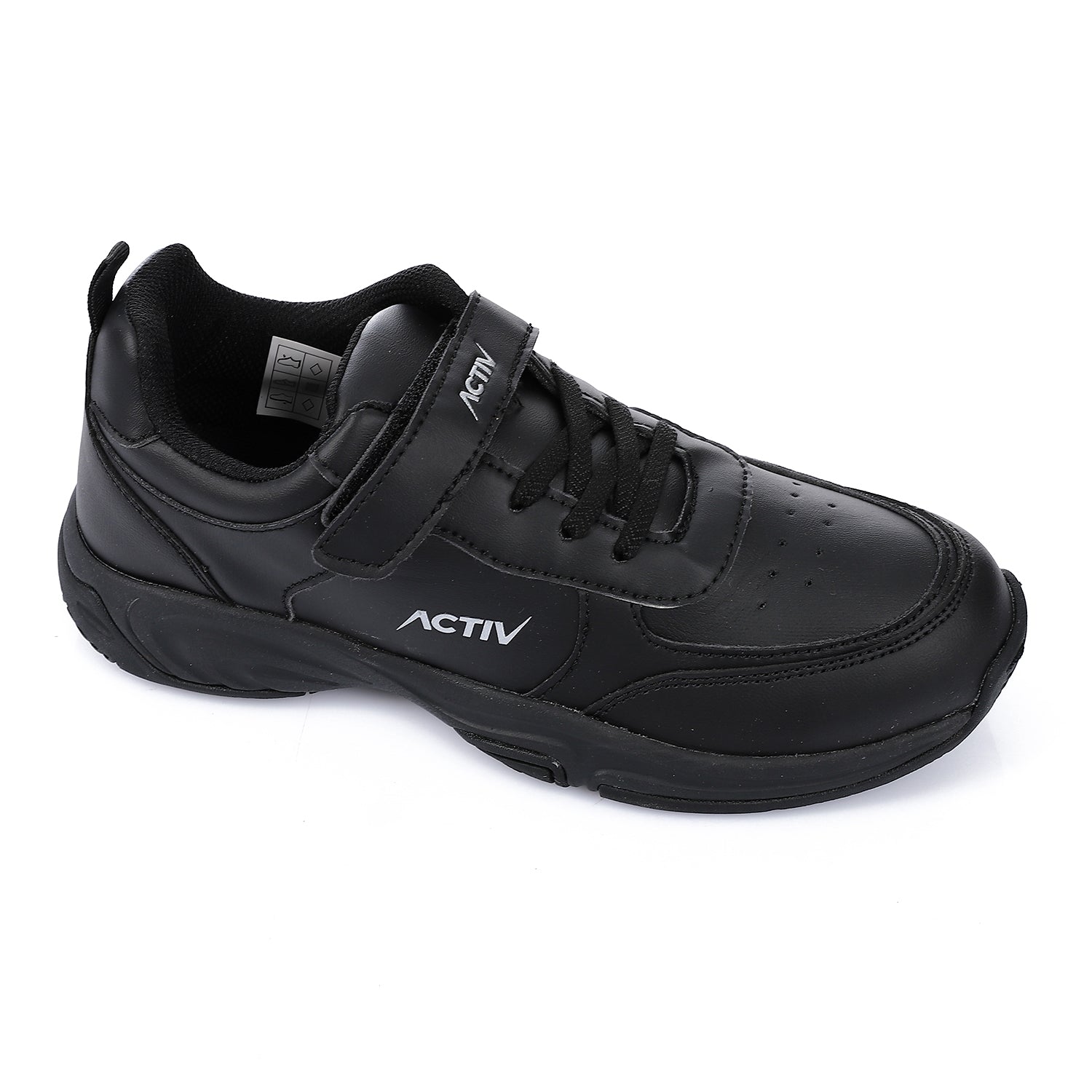 ACTIVNEW FASHION VELCRO SHOES - BLACK 