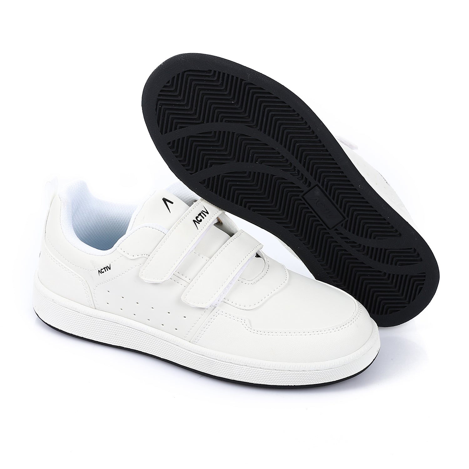 ACTIVNEW FASHION VELCRO SHOES - WHITE