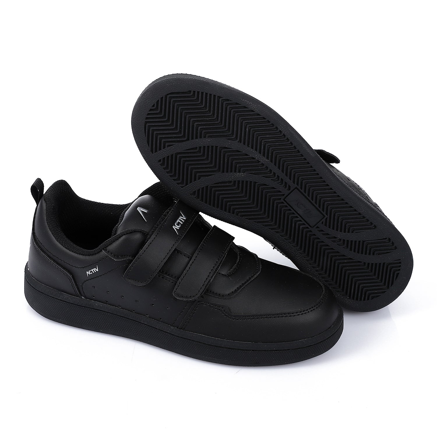 ACTIVNEW FASHION VELCRO SHOES - BLACK 