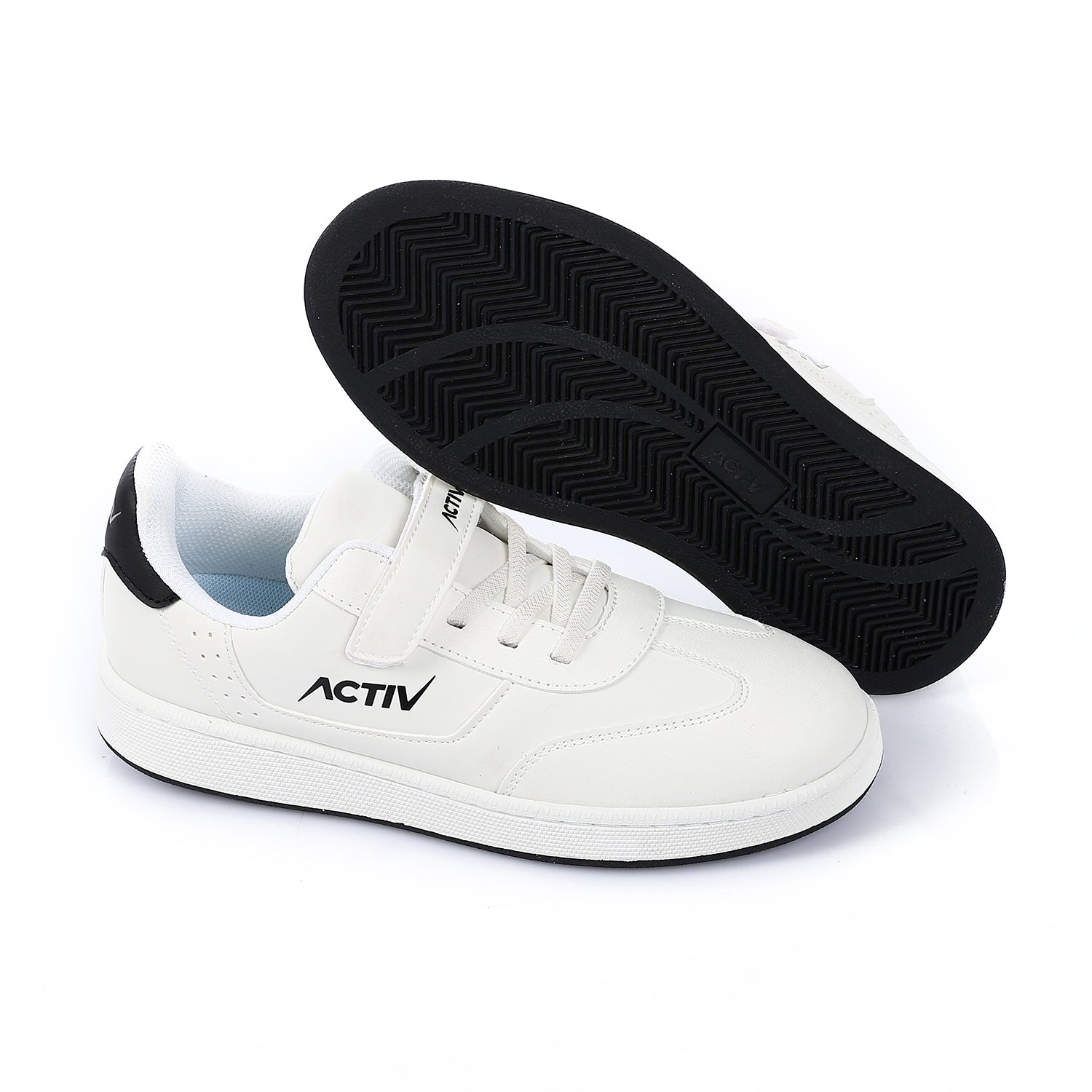 ACTIVNEW FASHION VELCRO SHOES - WHITE 