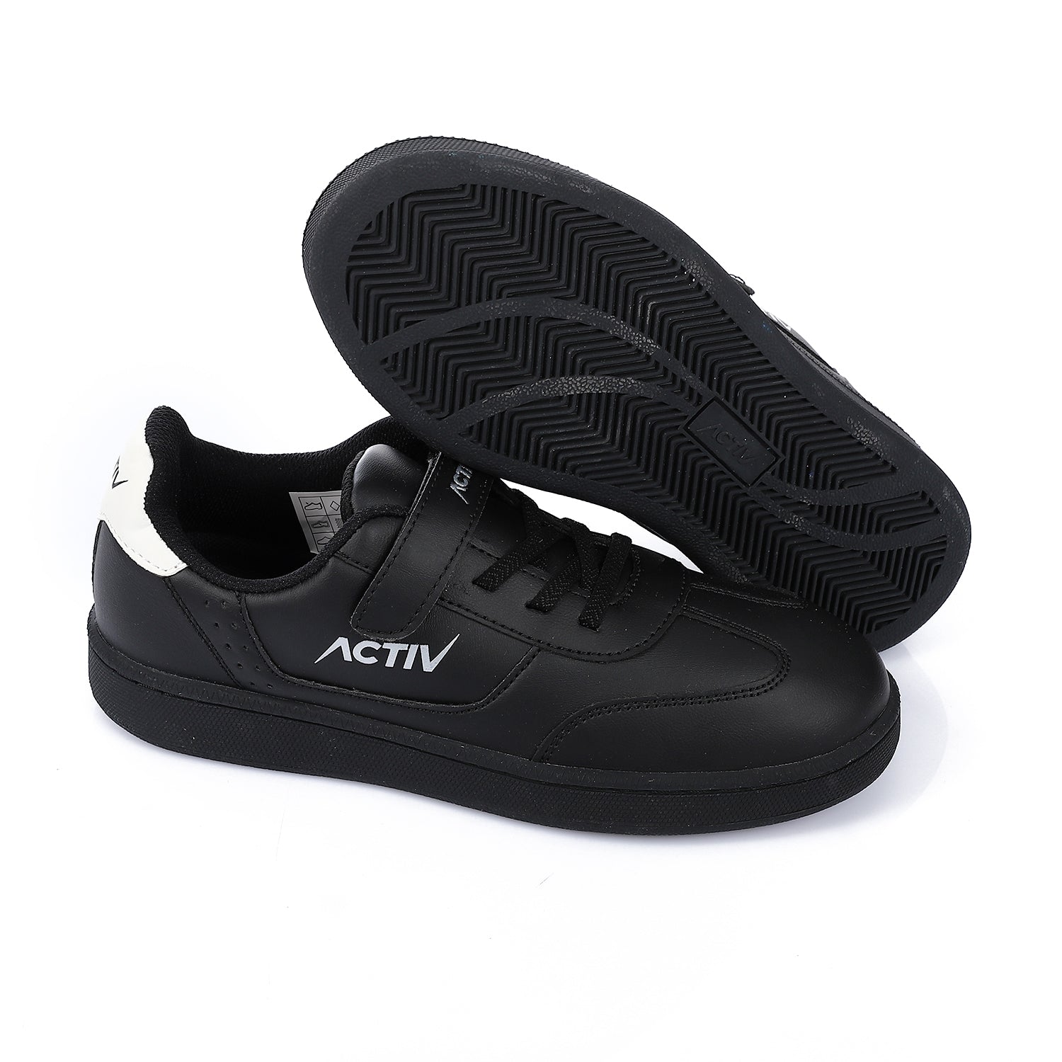 ACTIVNEW FASHION VELCRO SHOES - BLACK 