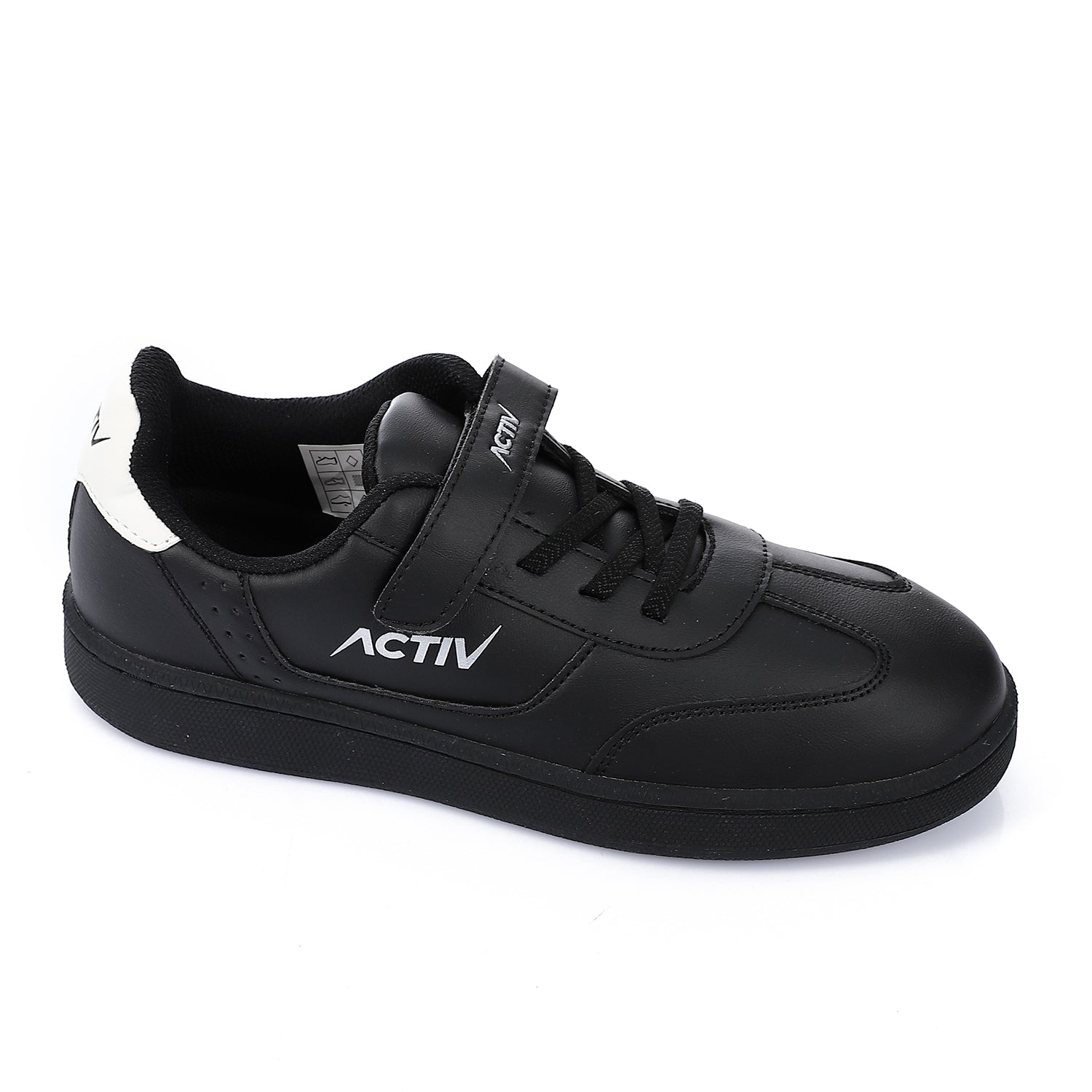 ACTIVNEW FASHION VELCRO SHOES - BLACK