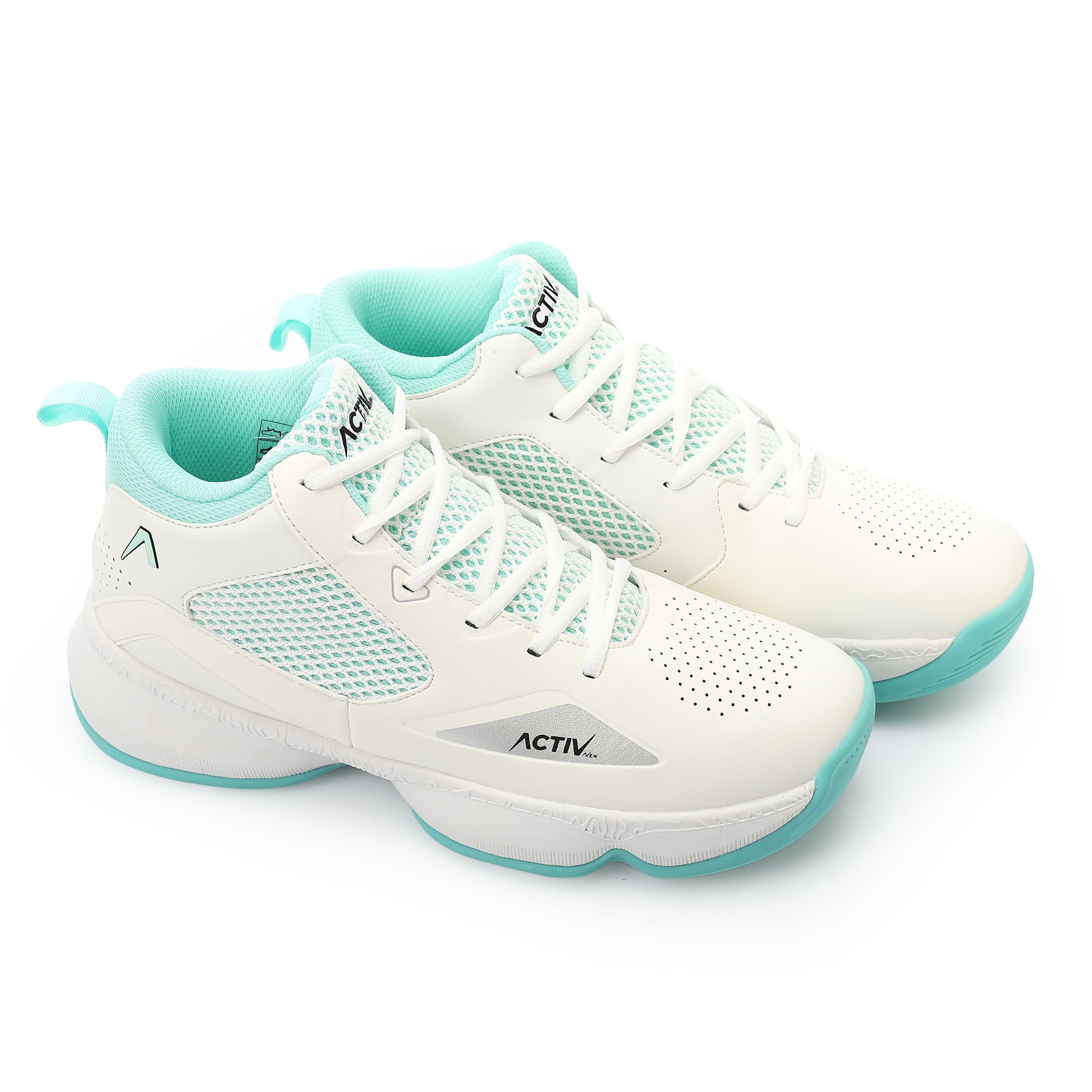 ACTIVNEW MEN'S SHOES - WHT &amp; MINT 