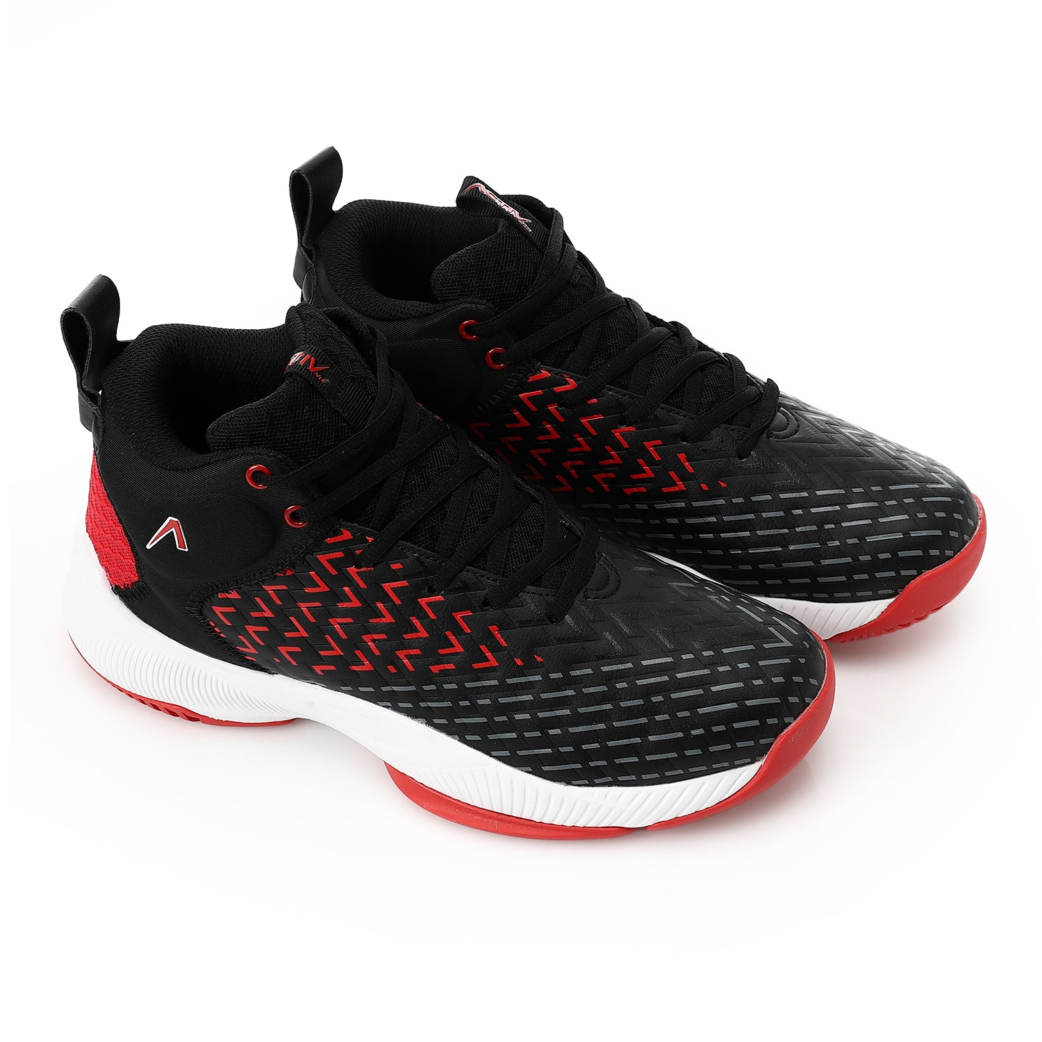 ACTIVNEW MEN'S SHOES - BLACK &amp; RED 