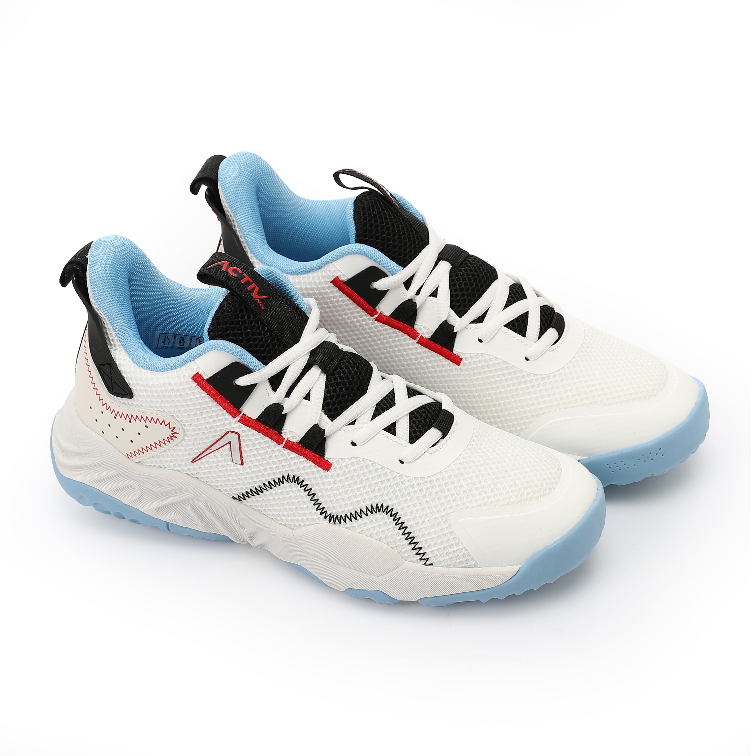 ACTIVNEW MEN'S SHOES - WHT &amp; BLK 