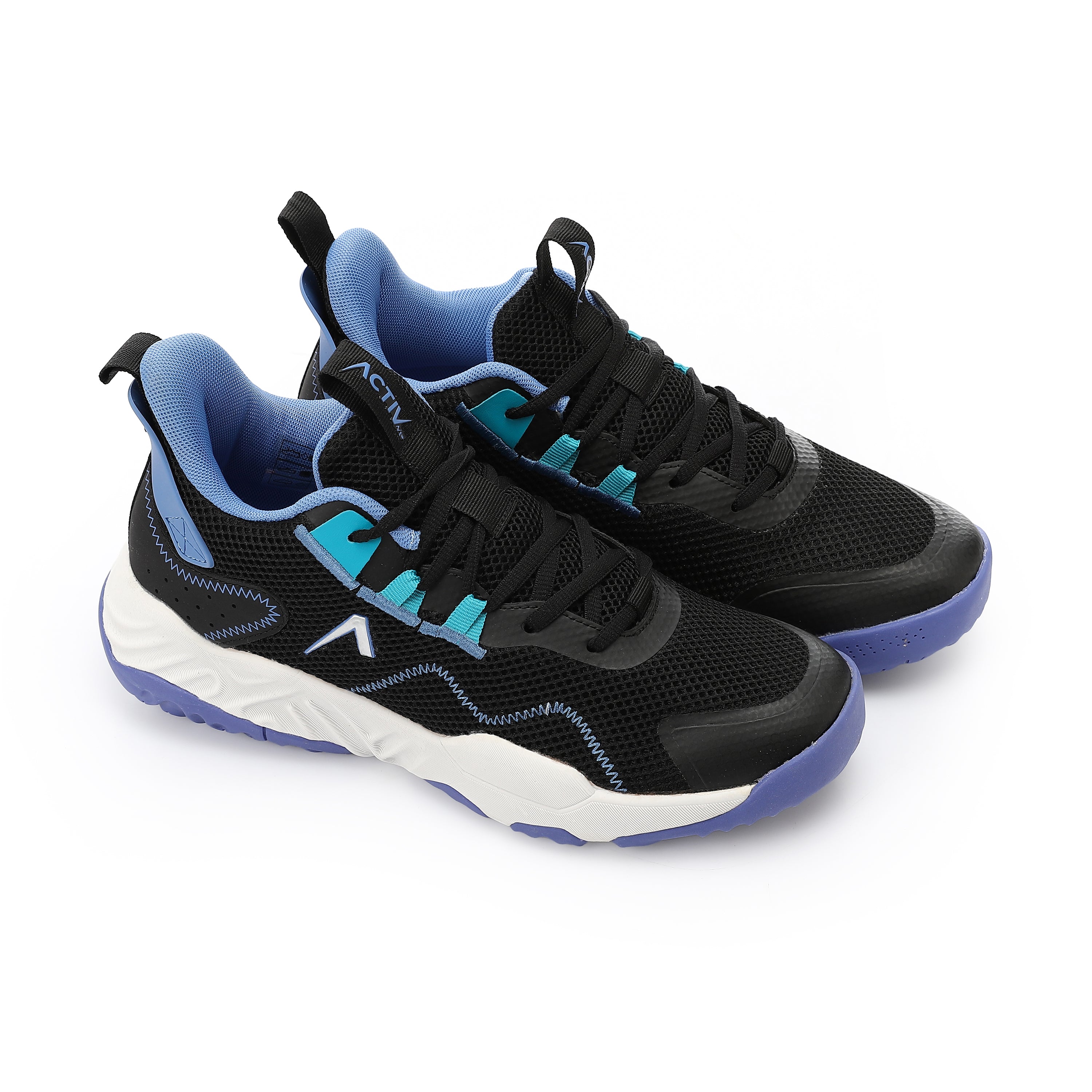 ACTIVNEW MEN'S SHOES - BLK &amp; BLUE 