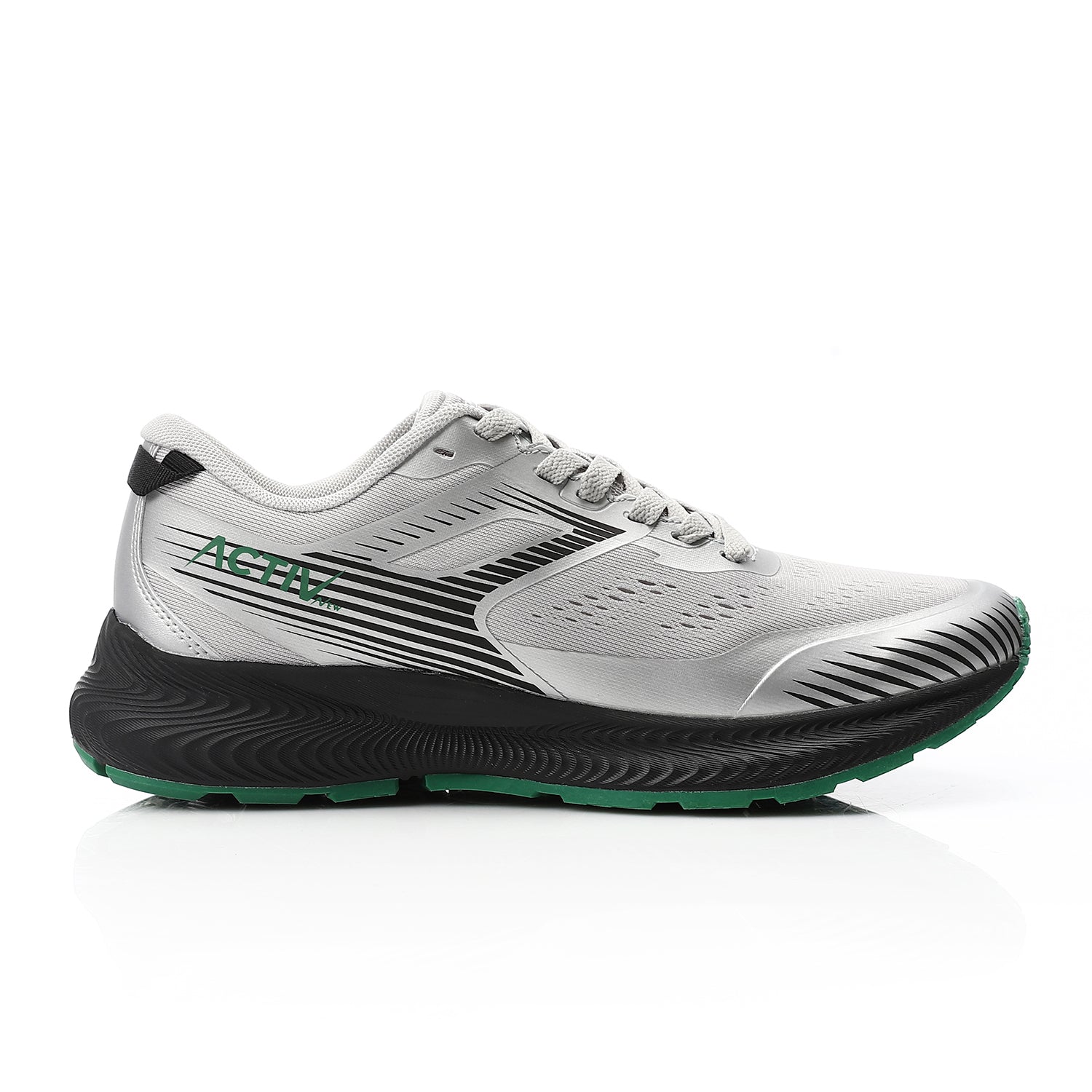 ACTIV MEN'S SHOES - SLVR & BLK