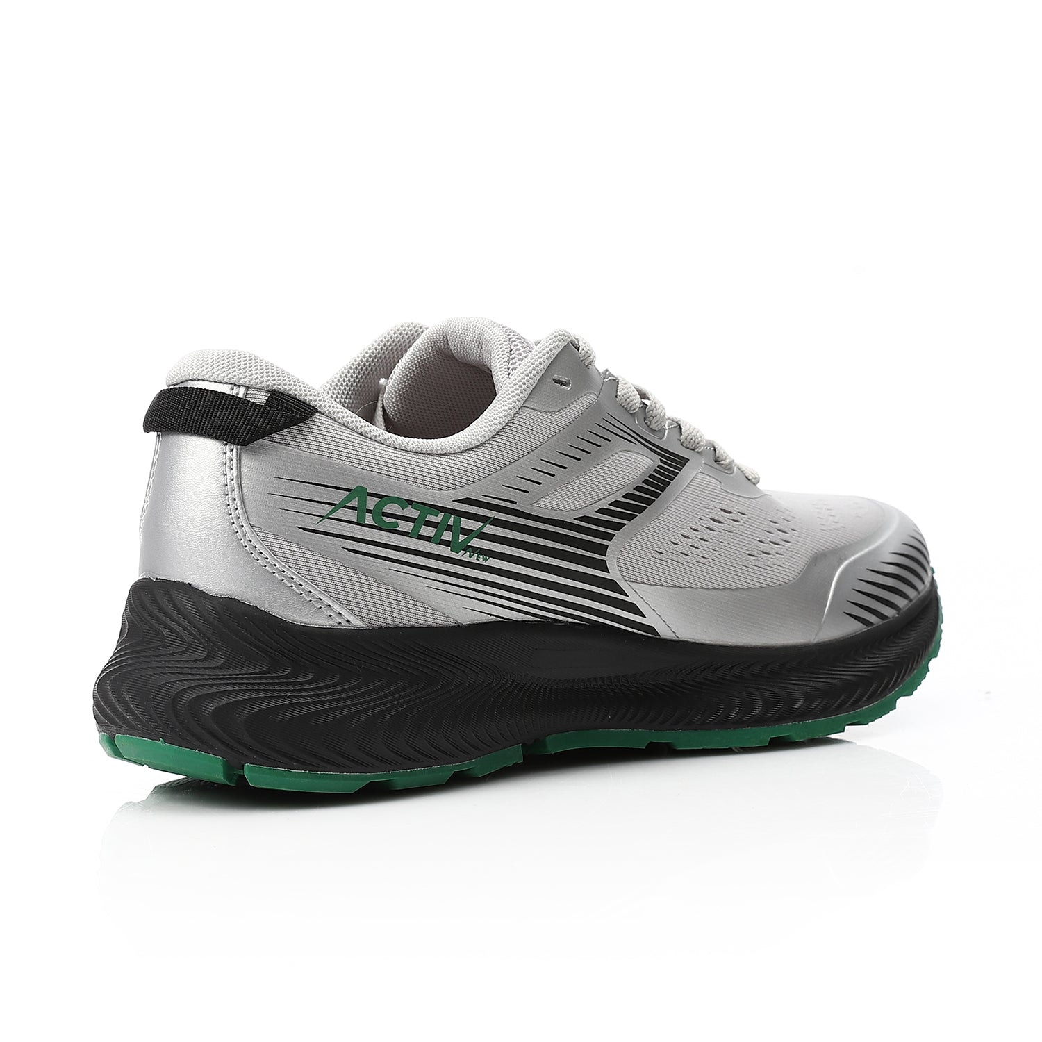ACTIV MEN'S SHOES - SLVR & BLK