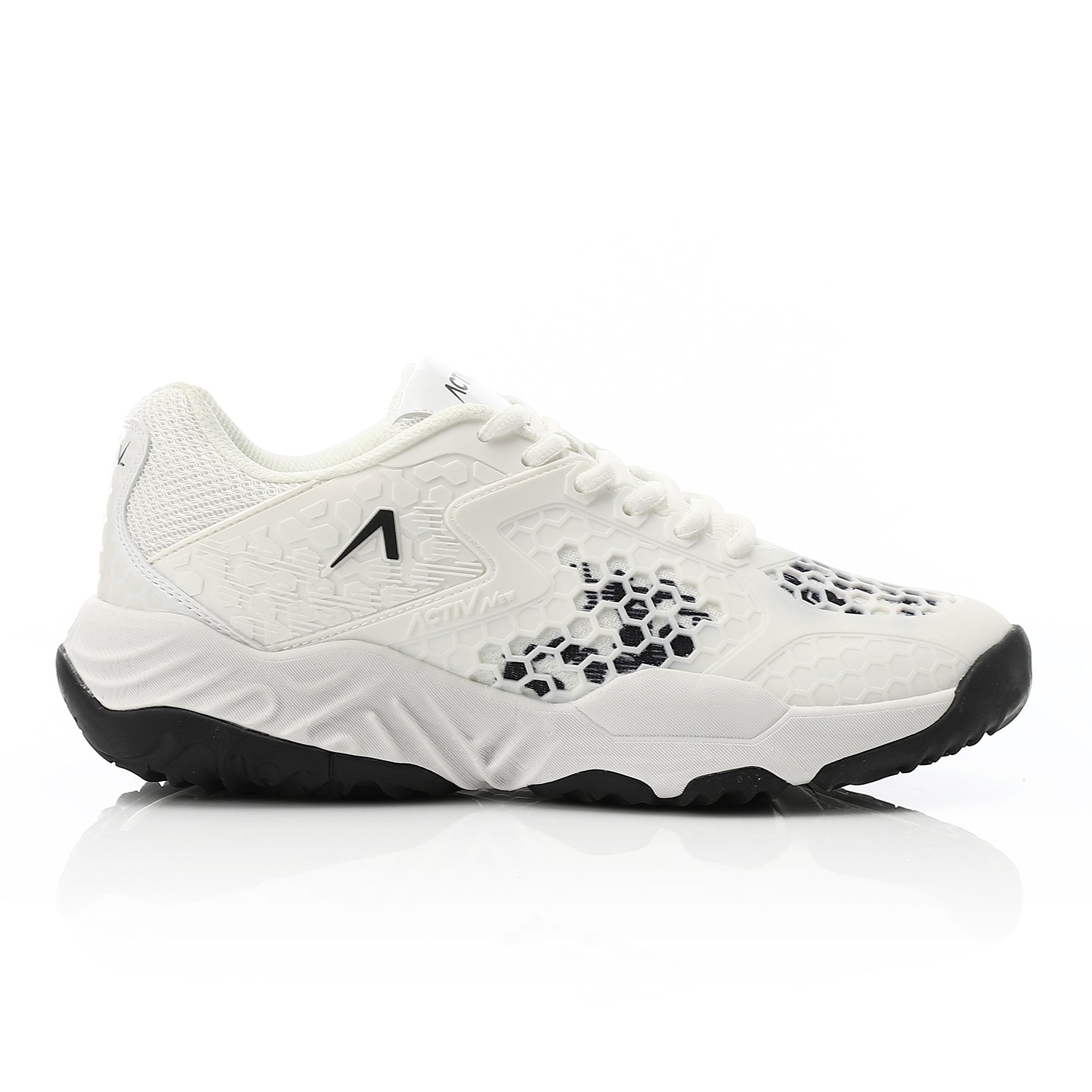 ACTIV MEN'S SHOES - WHT & BLK