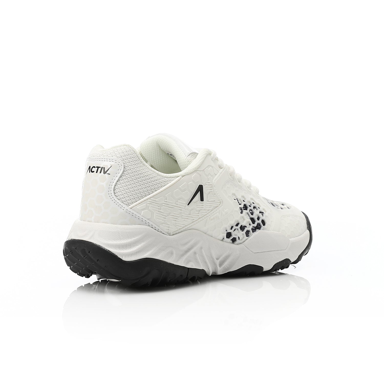 ACTIV MEN'S SHOES - WHT & BLK