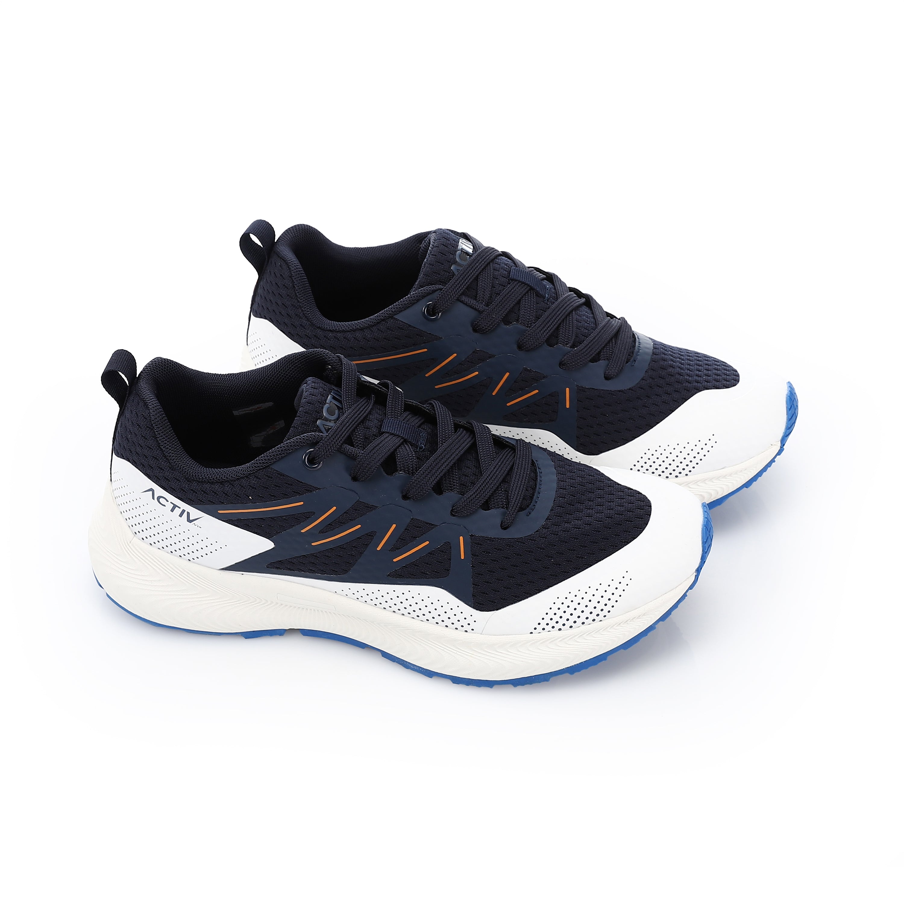 ACTIV MEN'S SHOES - WHT & NAVY