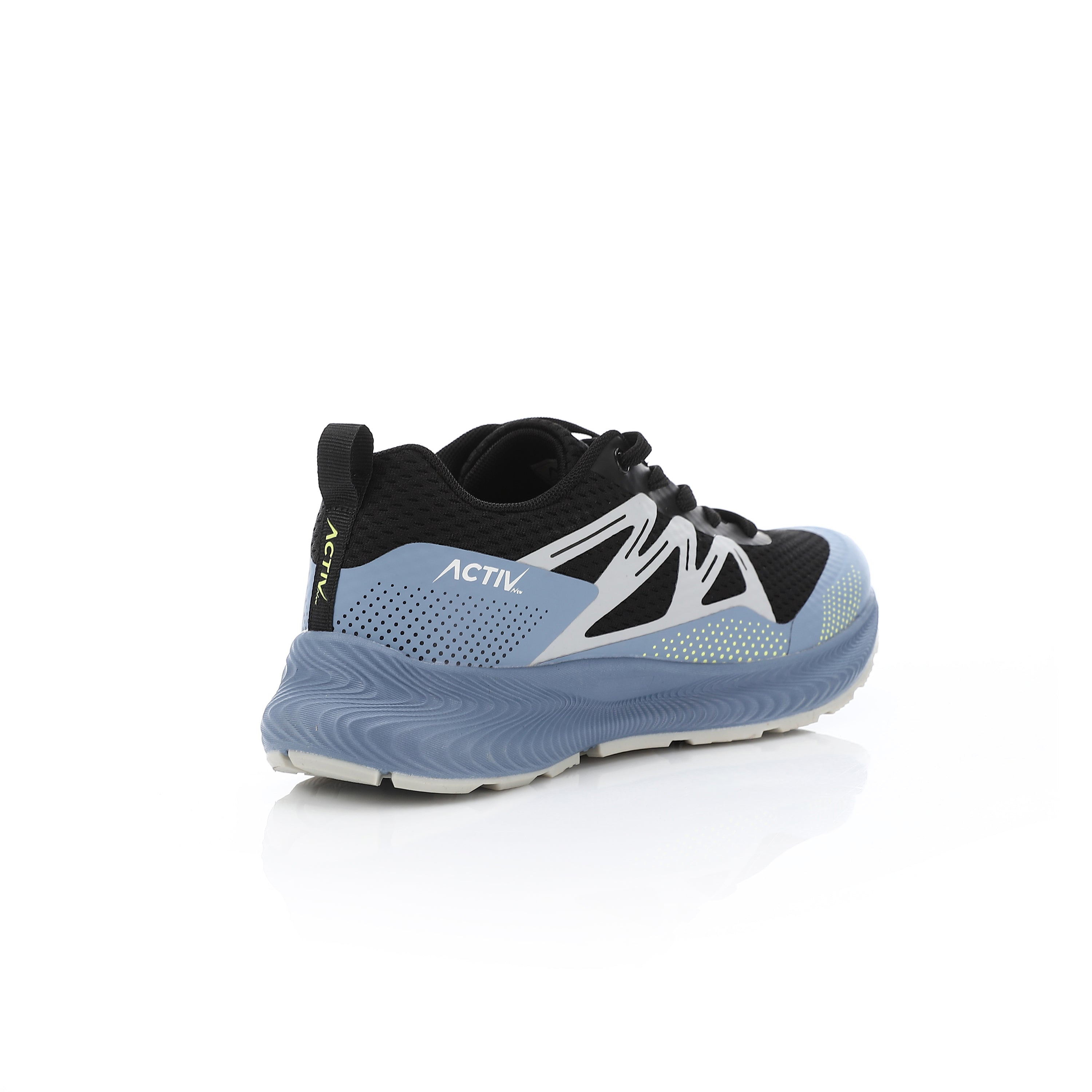 ACTIV MEN'S SHOES - BLK & BLUE