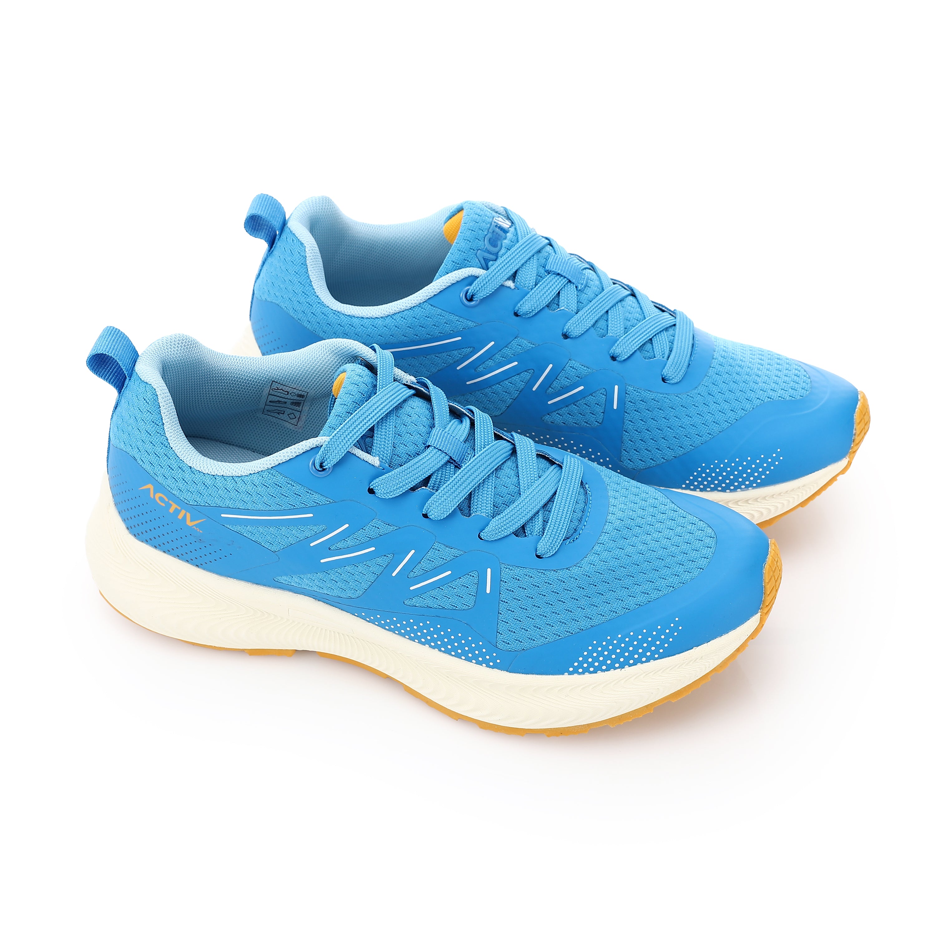 ACTIV MEN'S SHOES - BLU & ORNG
