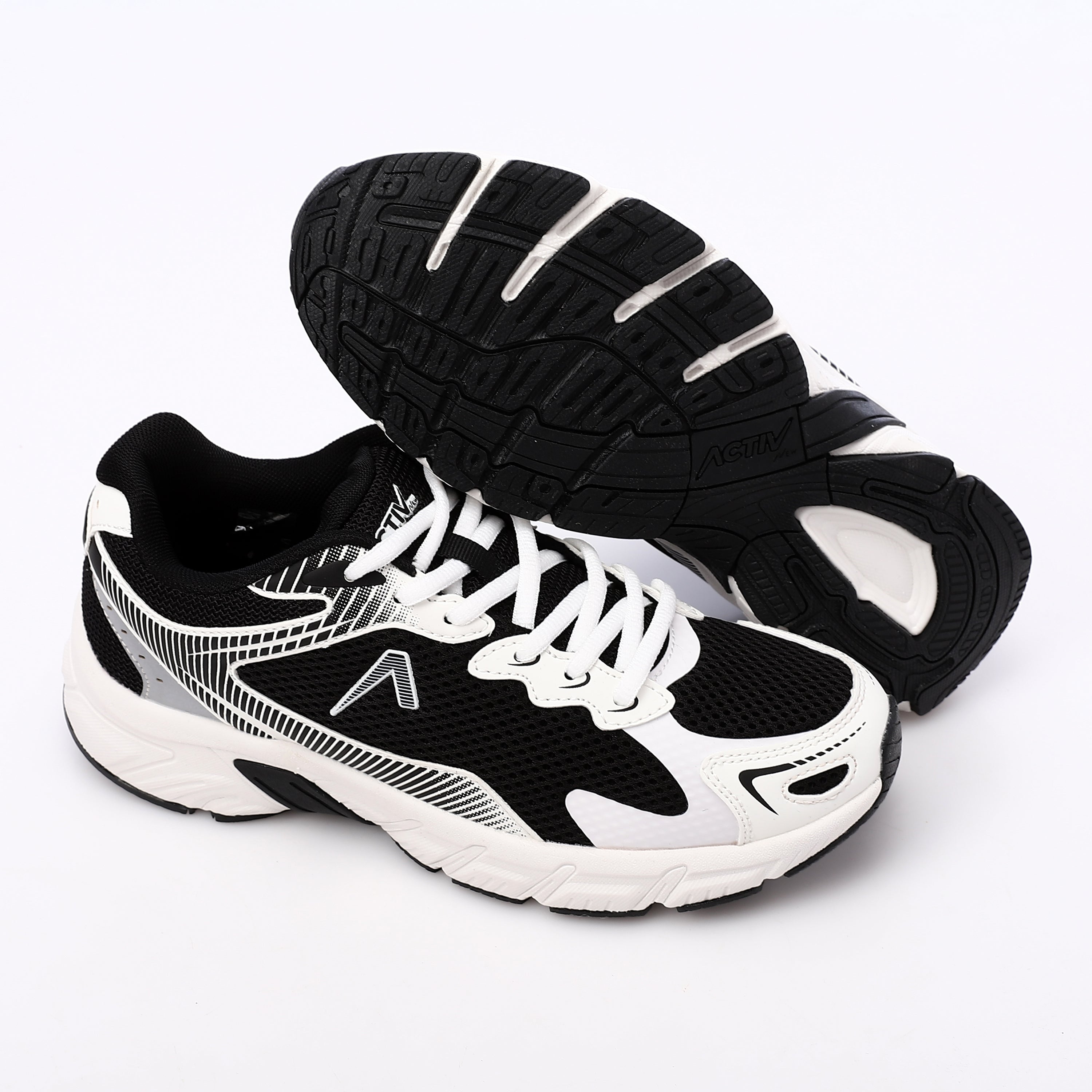 ACTIVNEW WOMEN'S SHOES - WHT &amp; BLK 