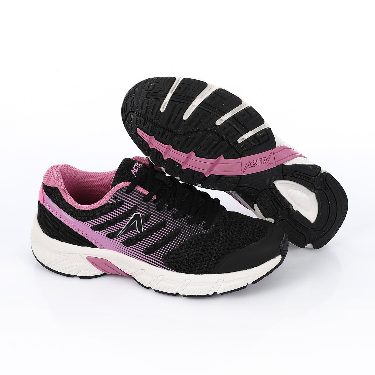 ACTIVNEW WOMEN'S SHOES - BLK &amp; PURP 