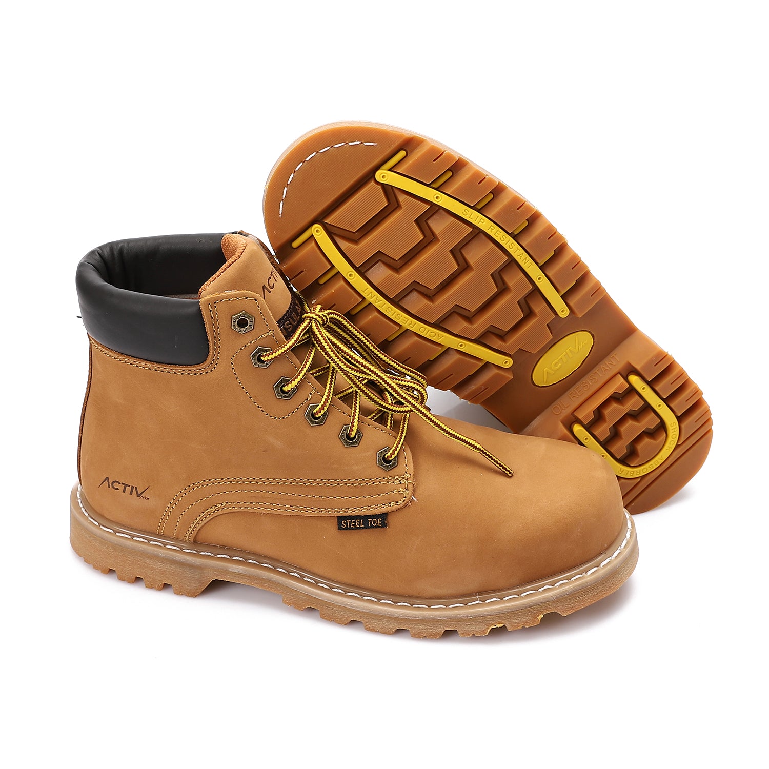 ACTIV SAFETY SHOES - TAN