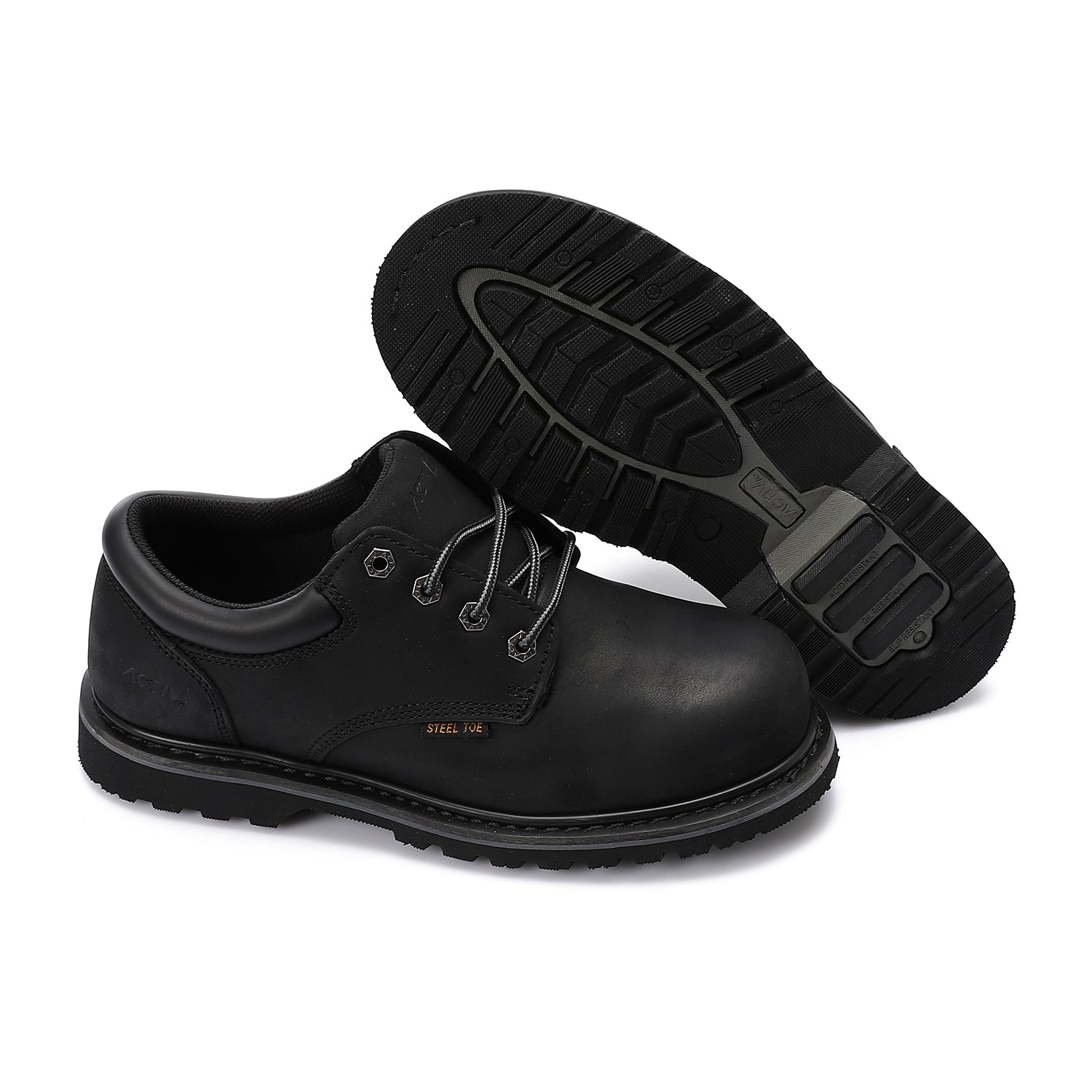 ACTIV SAFETY SHOES - BLACK