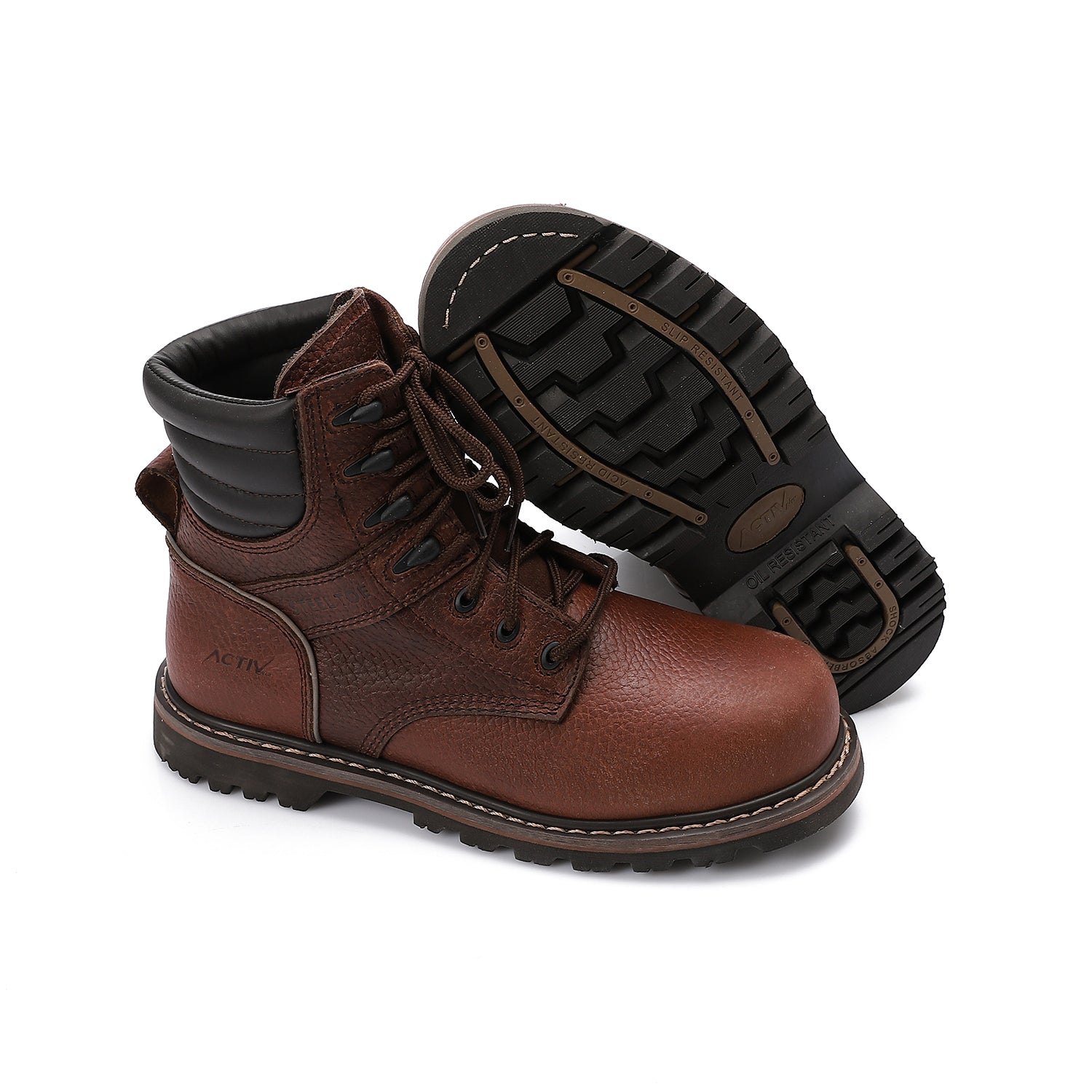 ACTIV SAFETY SHOES - BROWN
