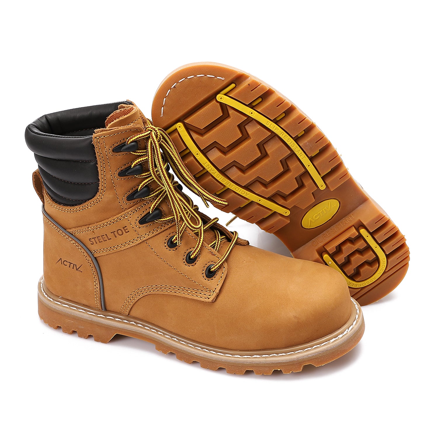 ACTIV SAFETY SHOES - TAN