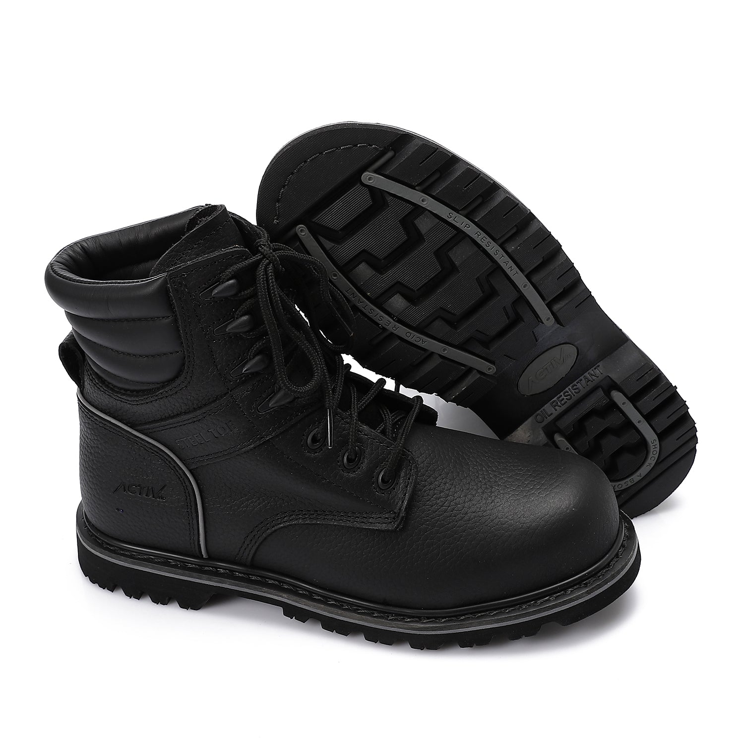 ACTIV SAFETY SHOES - BLACK