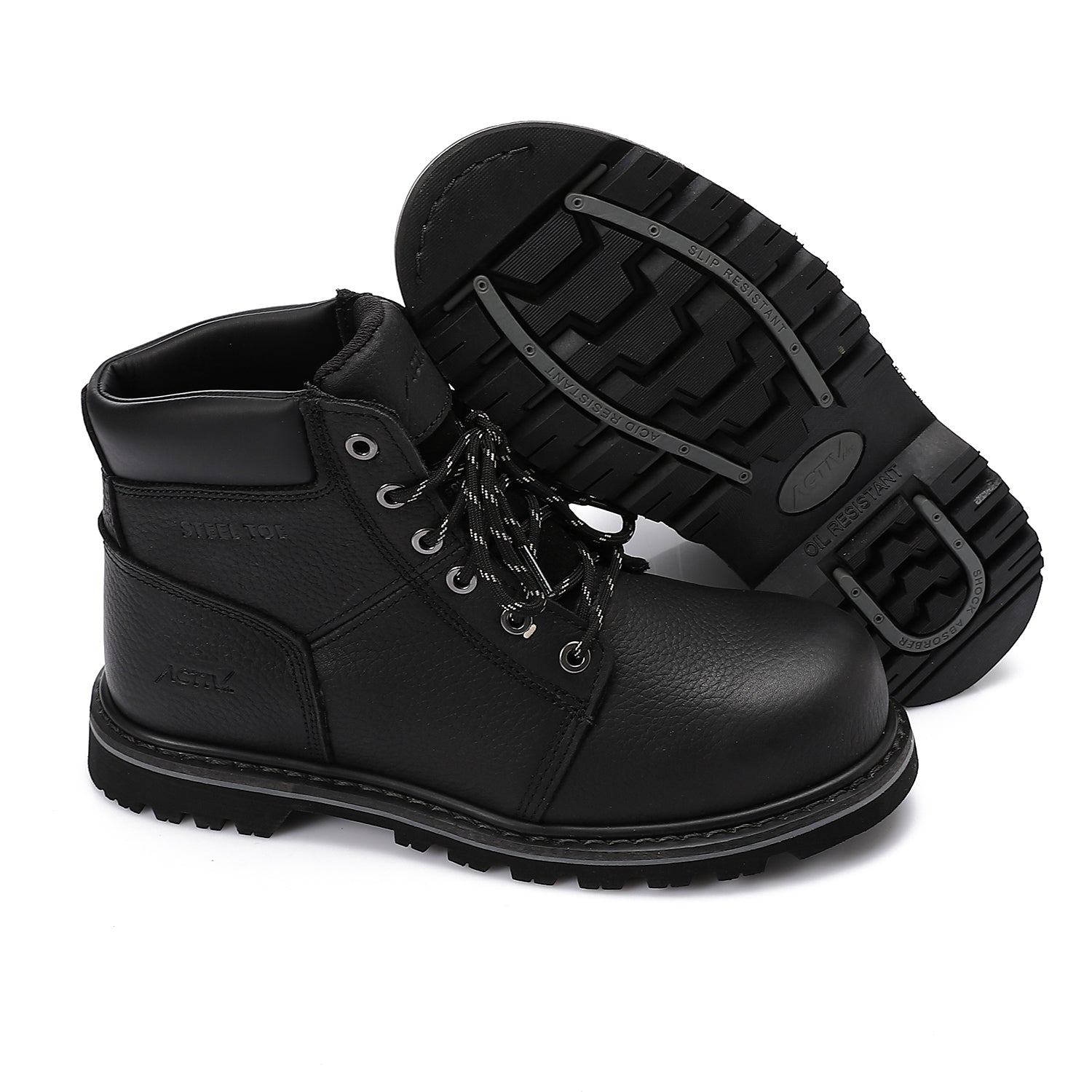 ACTIV SAFETY SHOES - BLACK