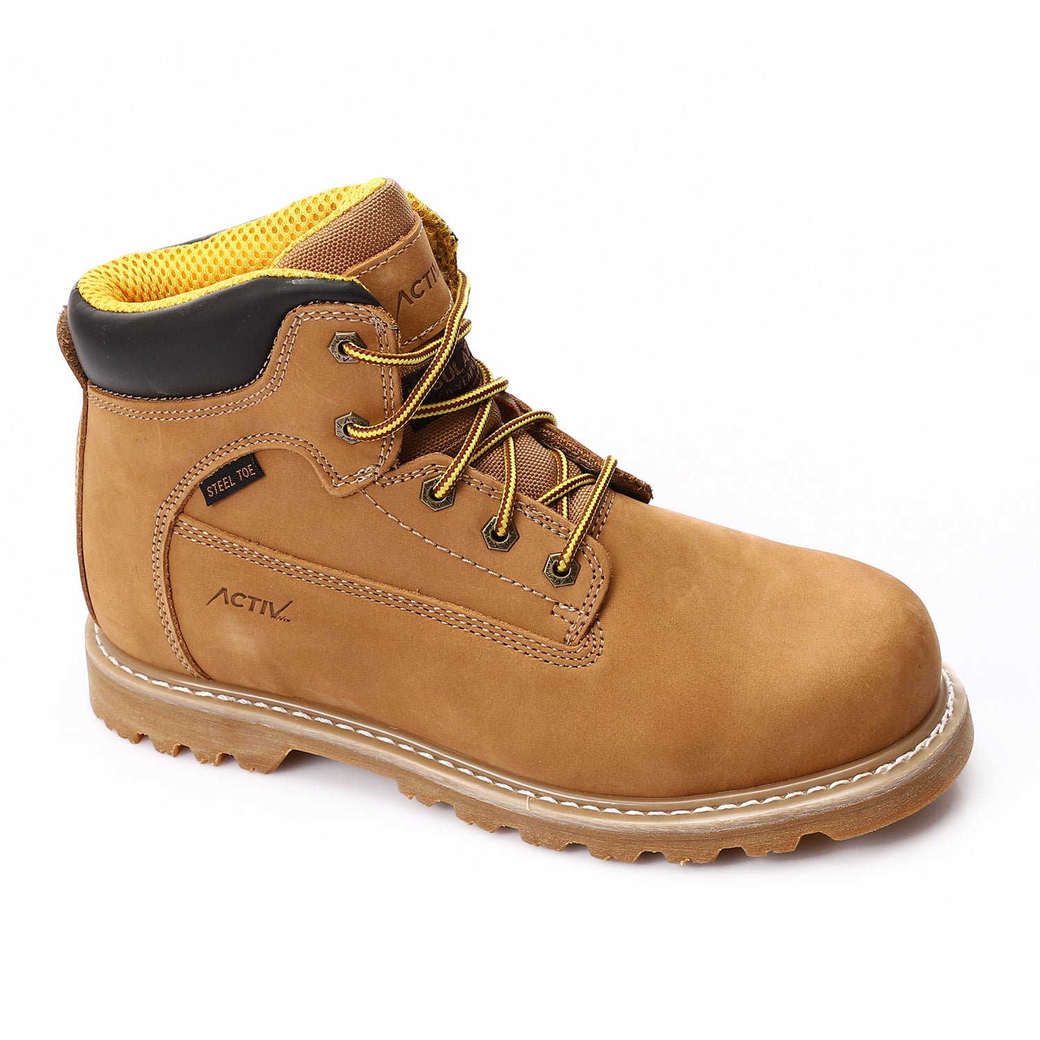 ACTIV MEN'S SAFETY SHOES TAN – Activ - Main Image