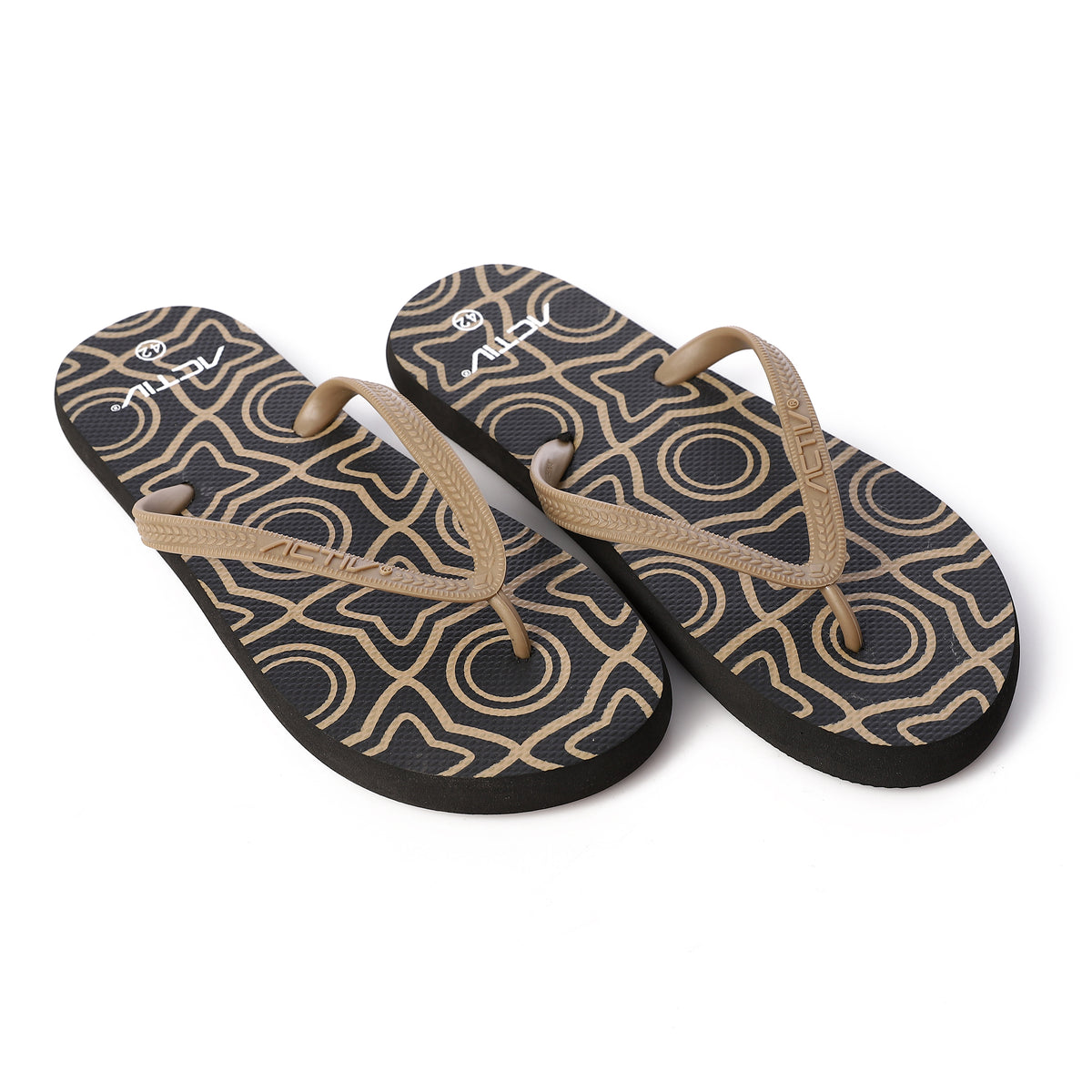 ACTIV MEN'S FLIP-FLOPS - COFFEE