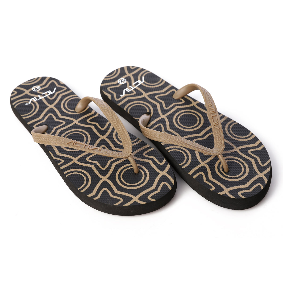 ACTIV MEN'S FLIP-FLOPS - COFFEE