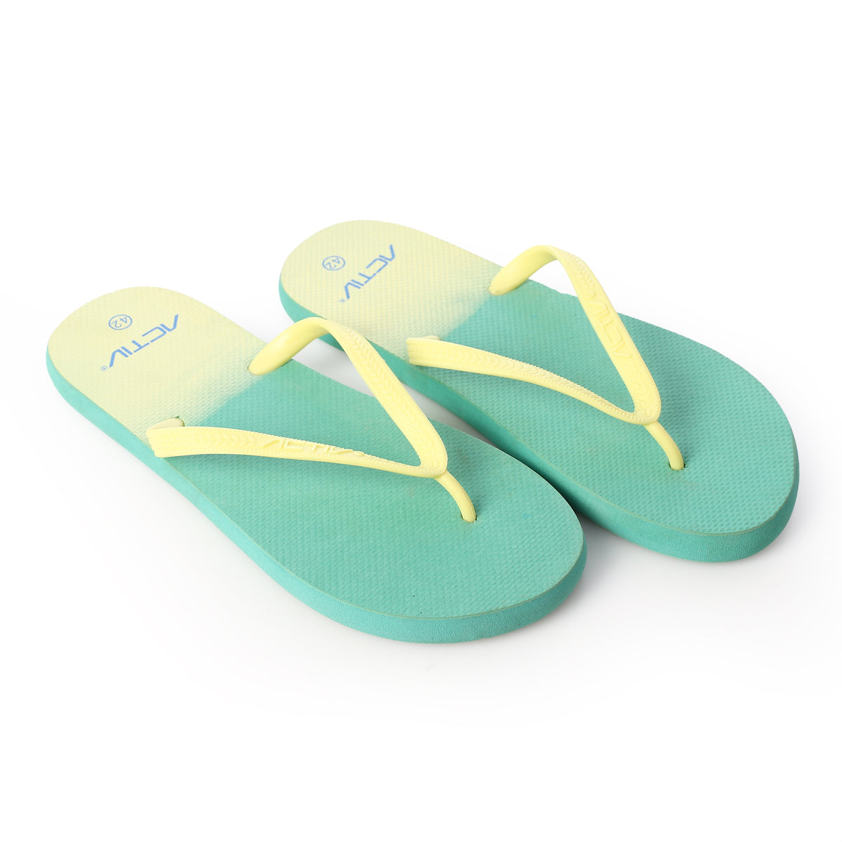 ACTIV MEN'S FLIP-FLOPS - YELLOW