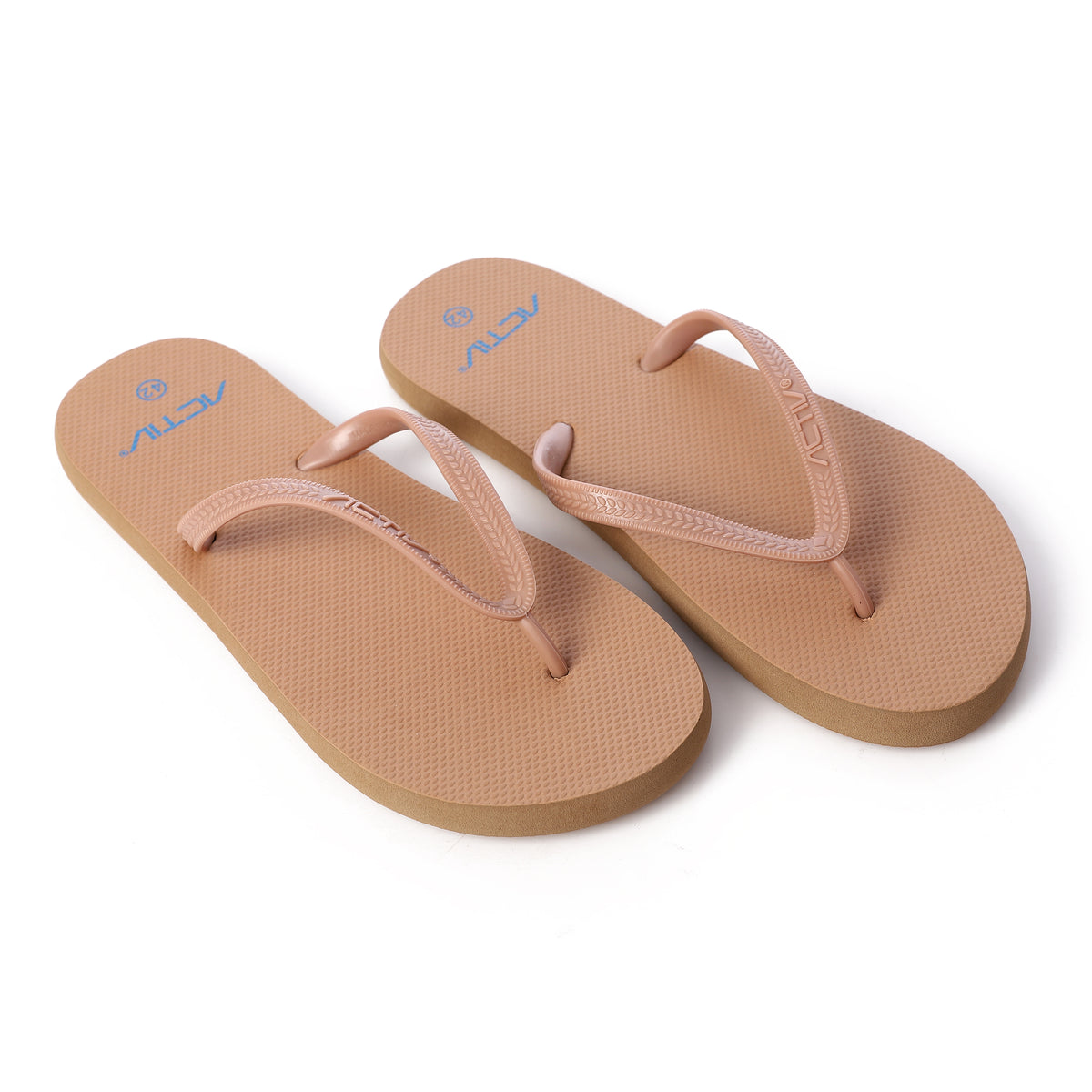 ACTIV MEN'S FLIP-FLOPS - BROWN