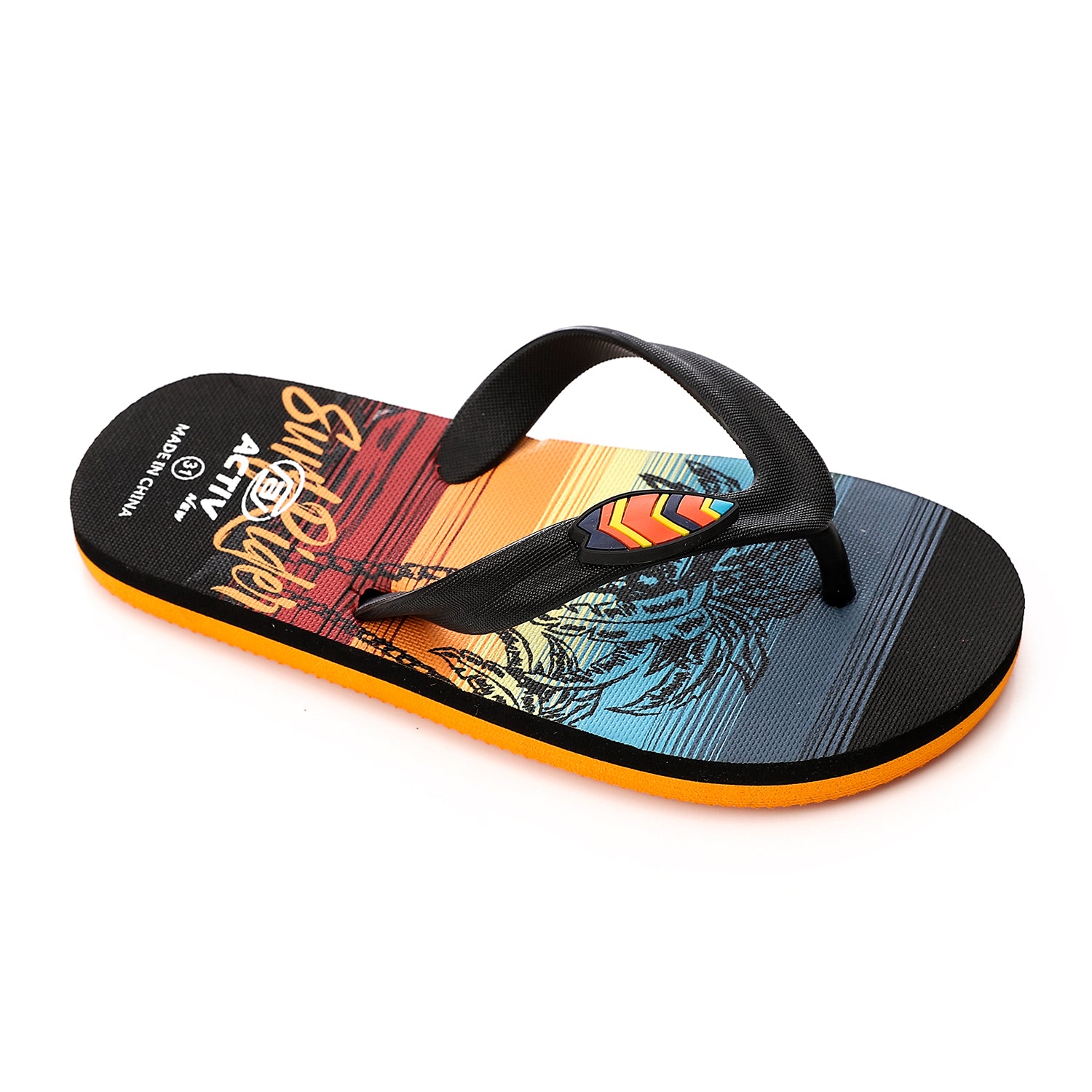 ACTIVNEW KIDS FLIP FLOP - BLACK