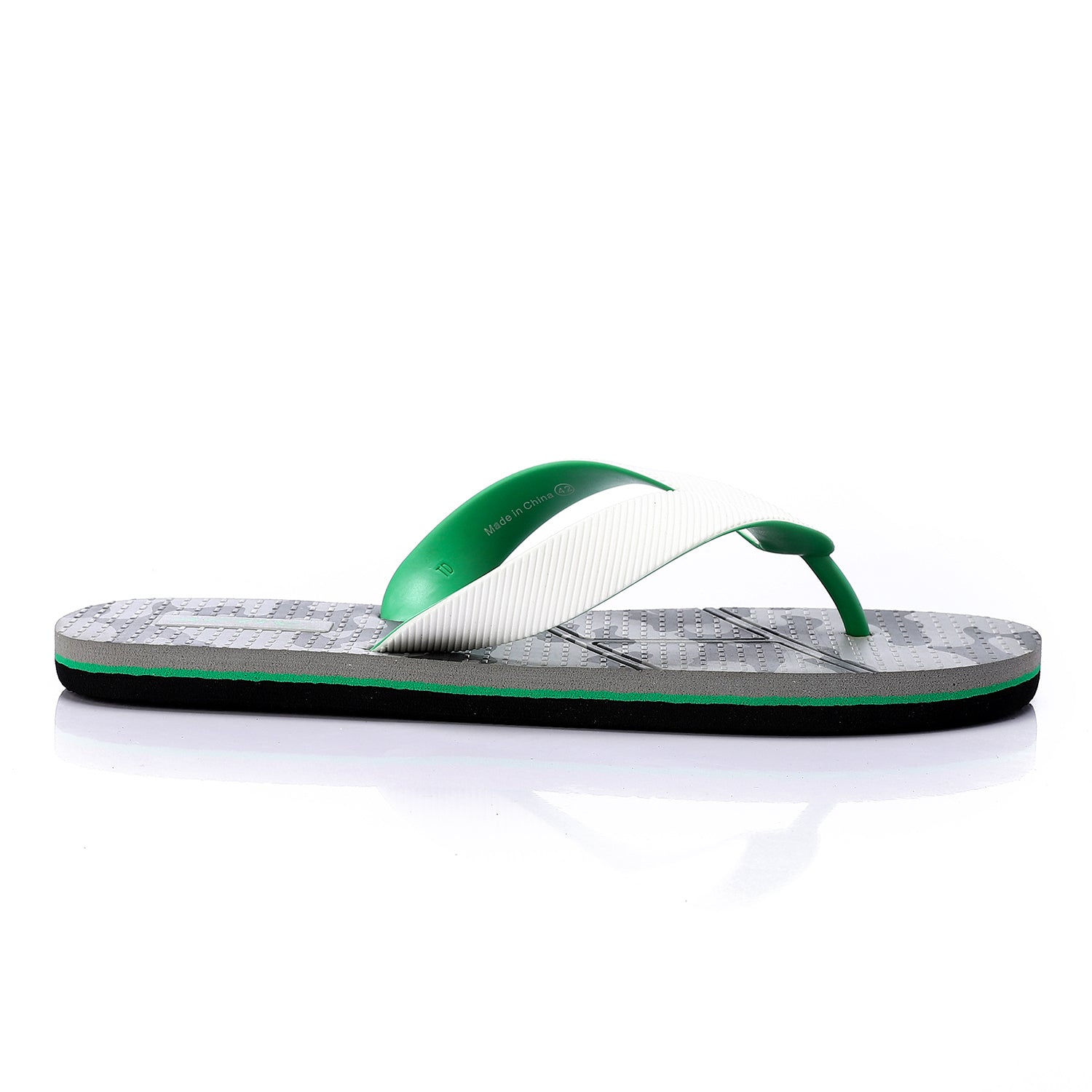 ACTIV MEN'S FLIP FLOP - WHT & GREN