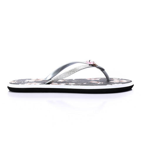 ACTIVNEW WOMEN'S FLIP FLOP - SLVR & BLK