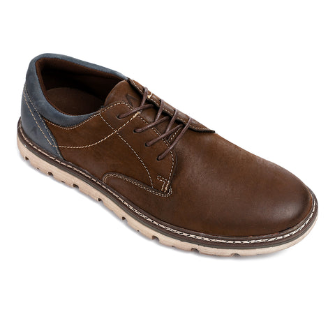 ACTIVNEW MEN'S CASUAL SHOES - COFFEE