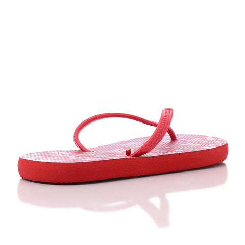 ACTIVNEW WOMEN'S FLIP FLOP - RED