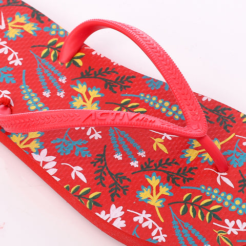 ACTIVNEW WOMEN'S FLIP FLOP - RED