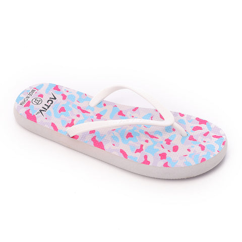 ACTIVNEW WOMEN'S FLIP FLOP - WHITE