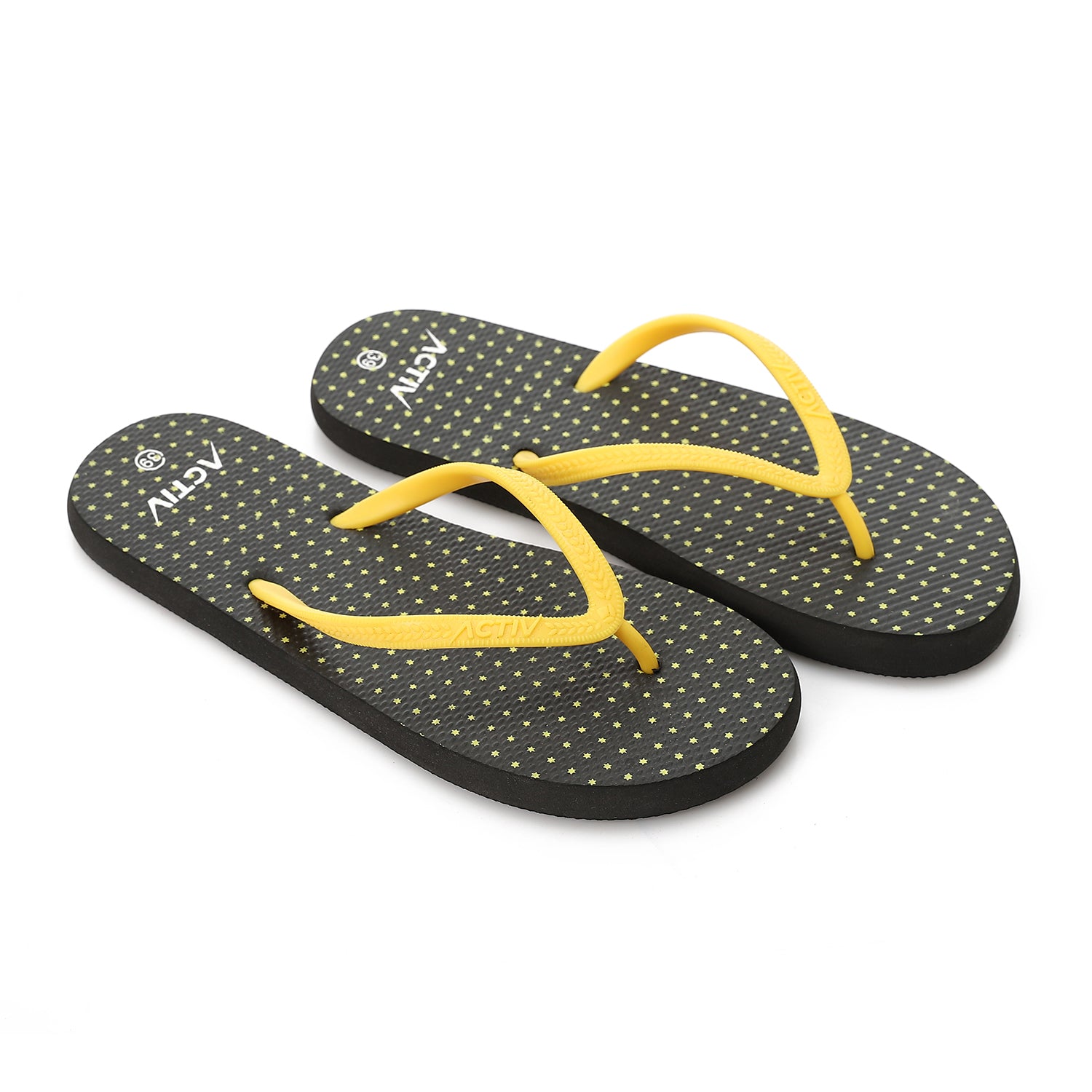 ACTIV WOMEN'S FLIP FLOP - اصفر*اسود