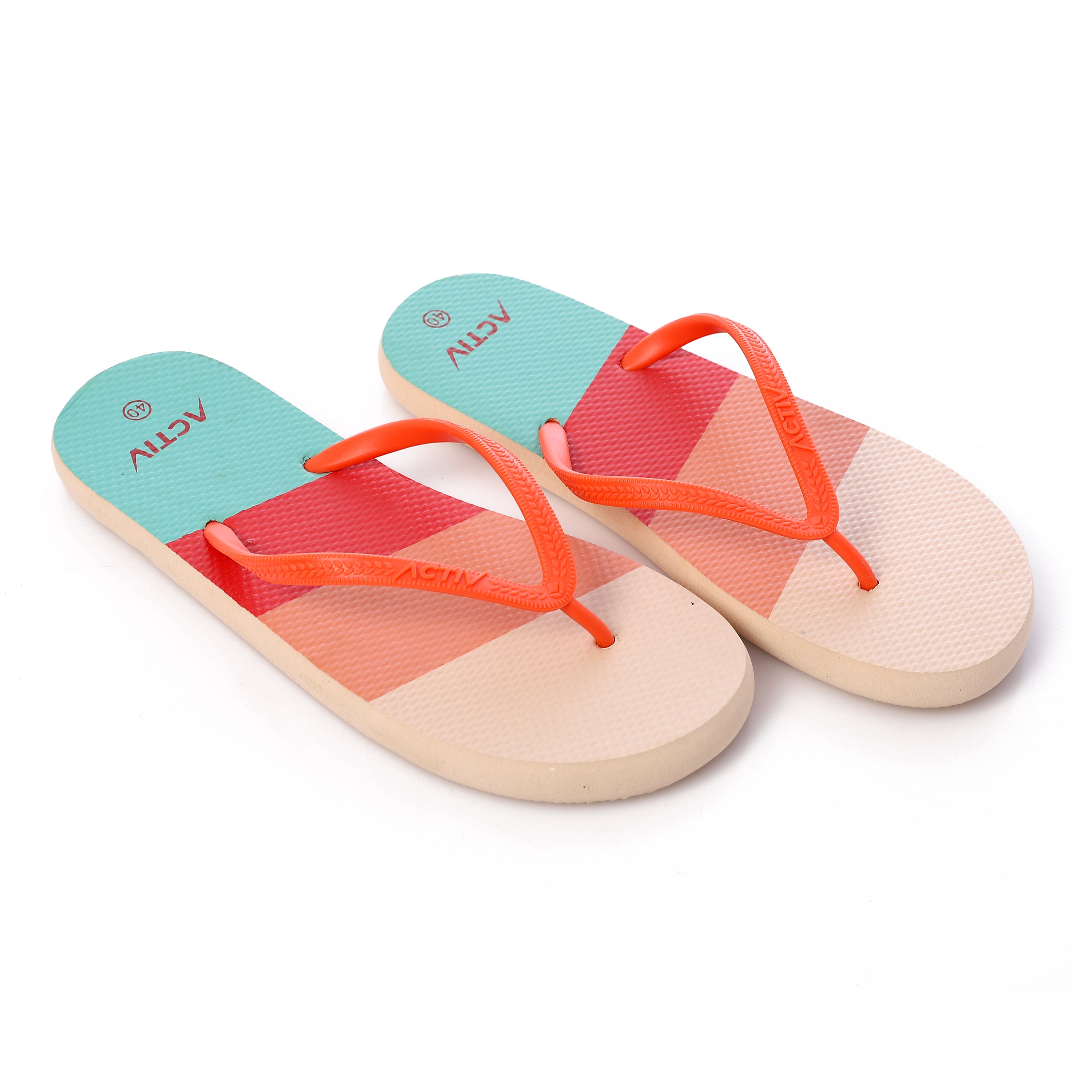ACTIV WOMEN'S FLIP FLOP - برتقالى*احمر