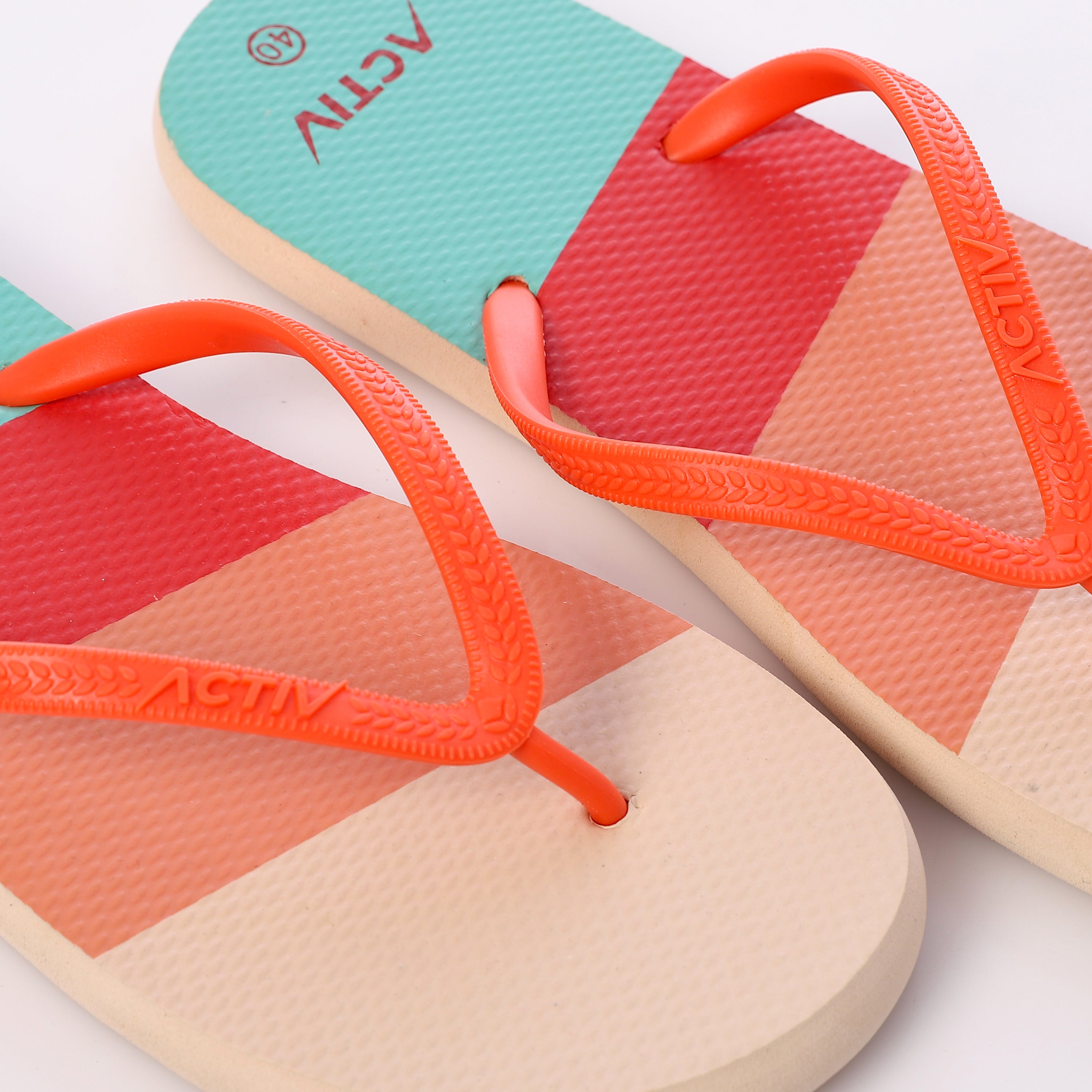 ACTIV WOMEN'S FLIP FLOP - برتقالى*احمر