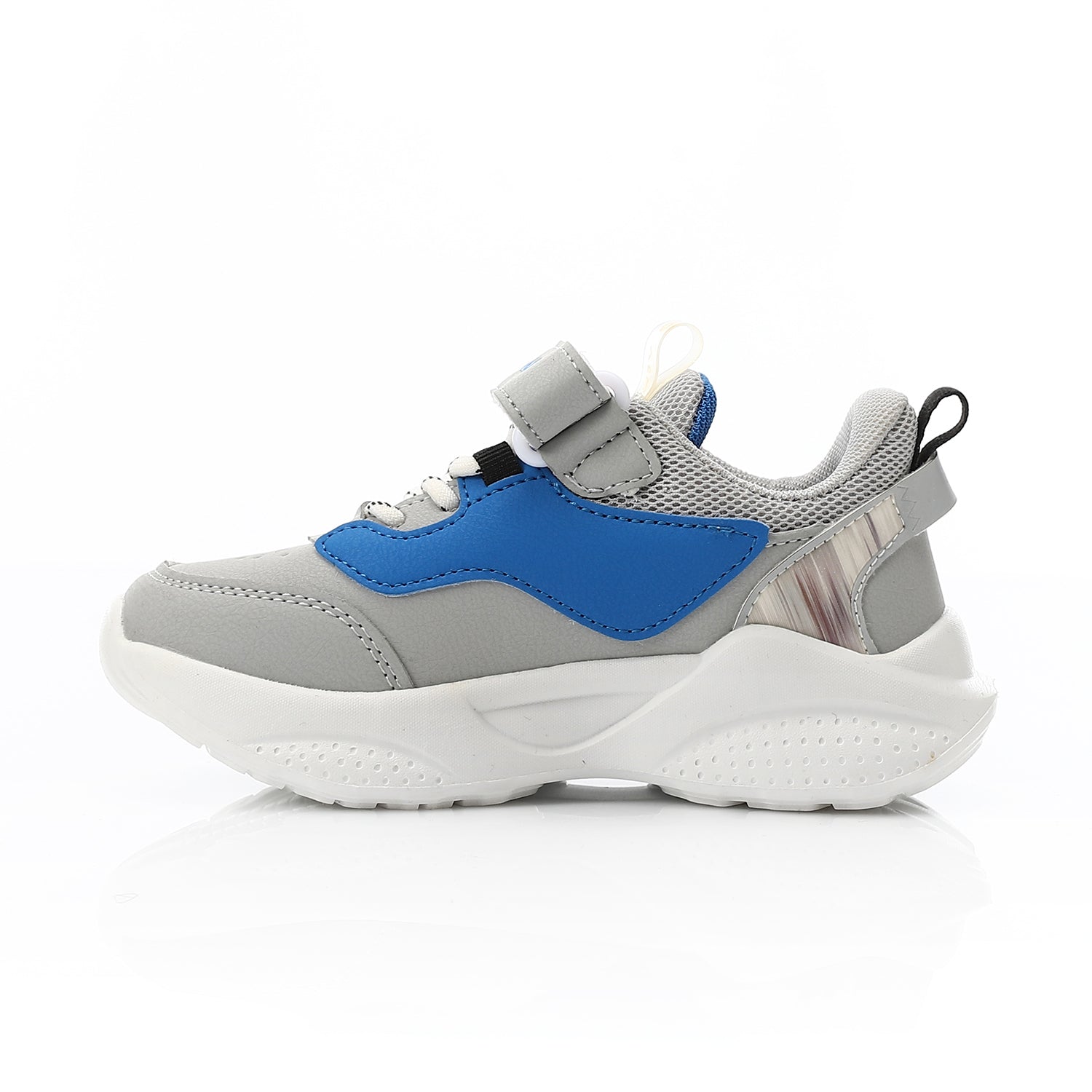 AIRWALK FASHION VELCRO SHOES - GREY & BLU