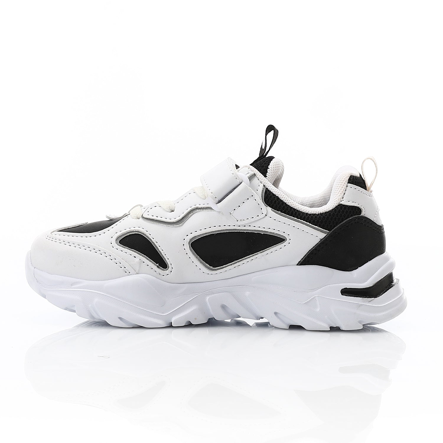 AIRWALK FASHION KIDS SHOES - WHIT & BLK