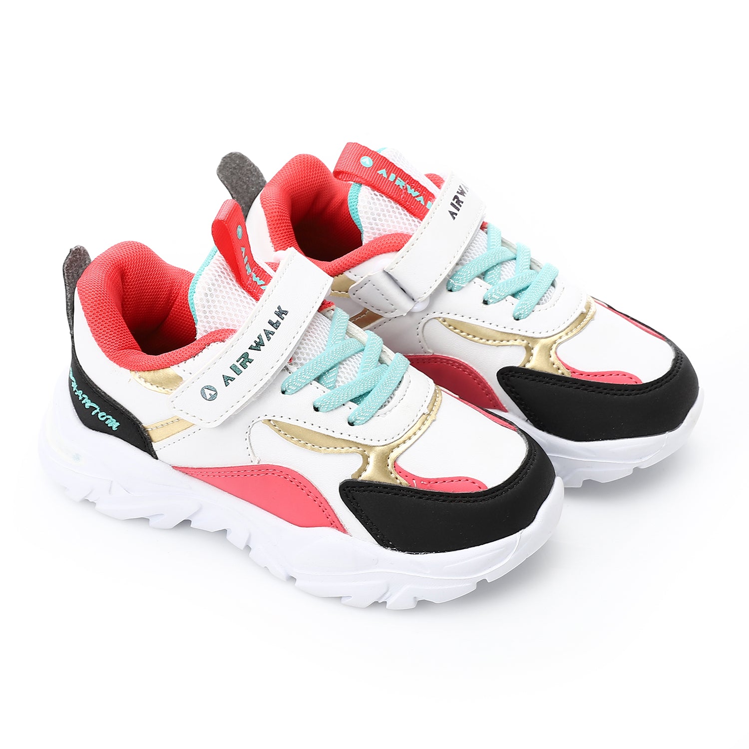 AIRWALK KIDS' VELCRO SHOES - BLACK