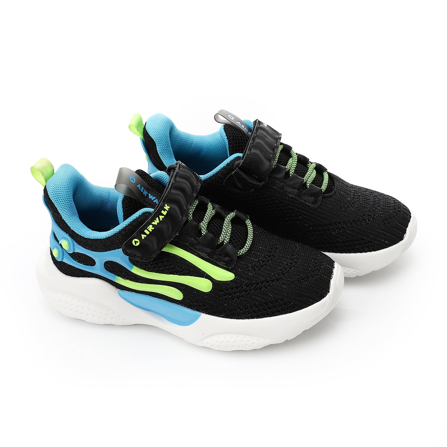 AIRWALK KIDS' VELCRO SHOES - اسود
