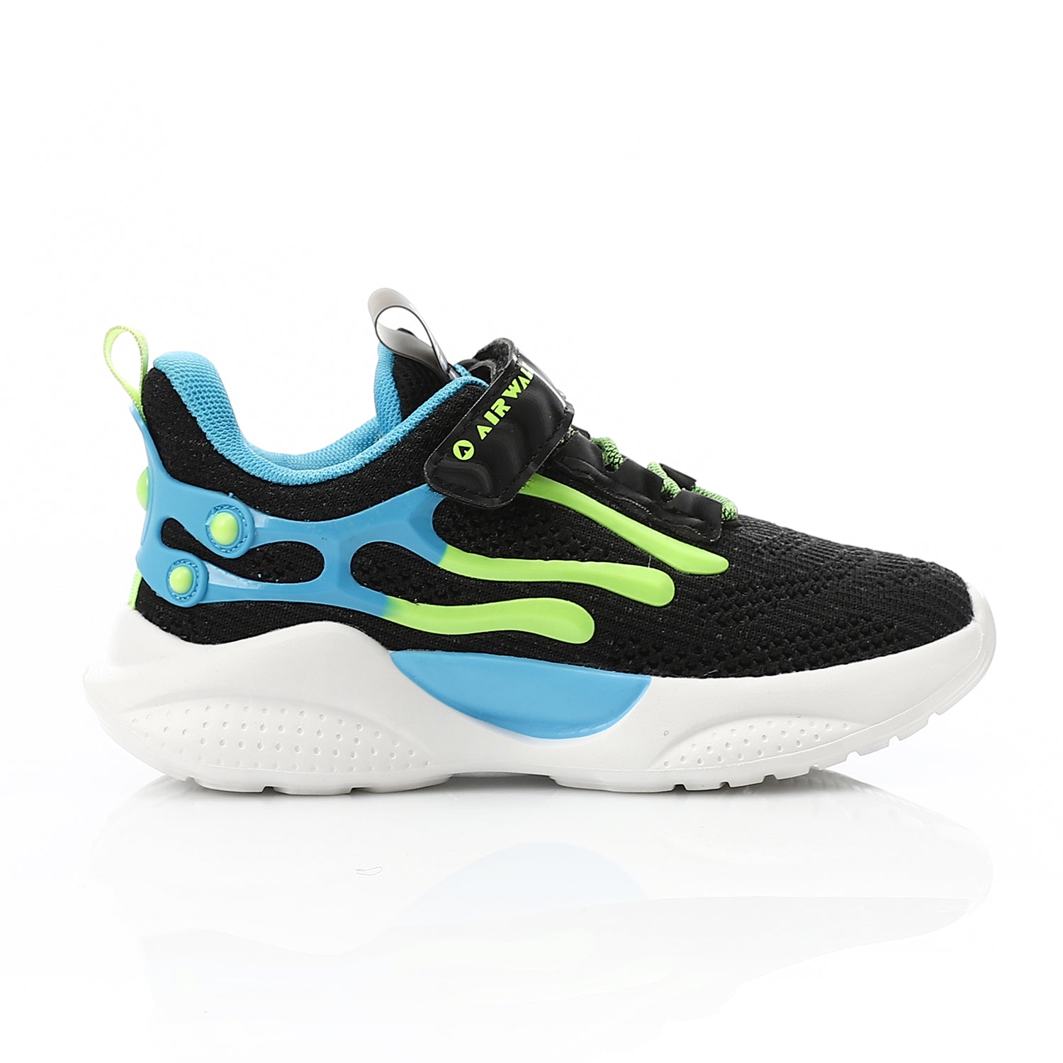 AIRWALK KIDS' VELCRO SHOES - اسود